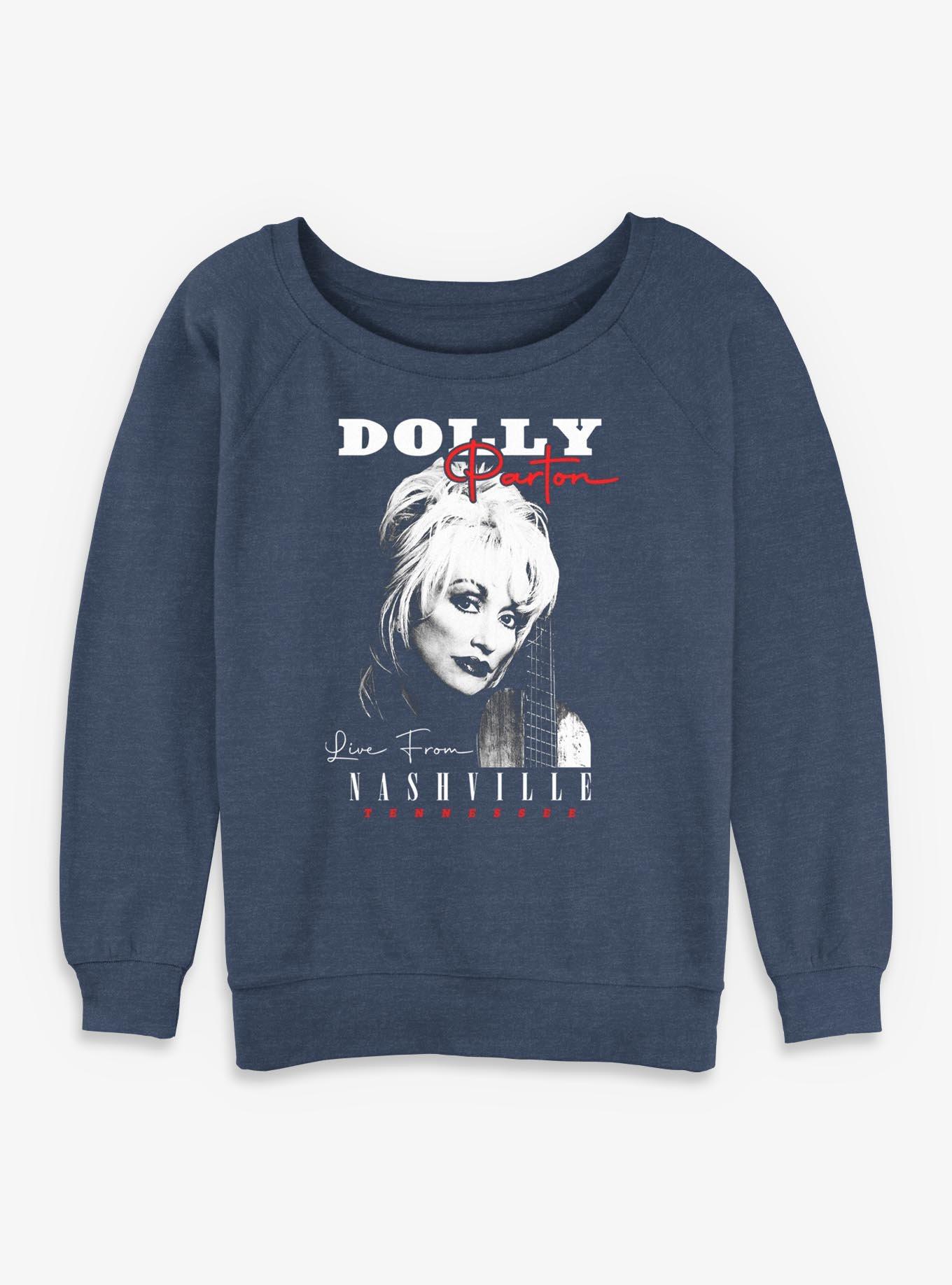 Dolly Parton Live From Nashville Girls Slouchy Sweatshirt, , hi-res