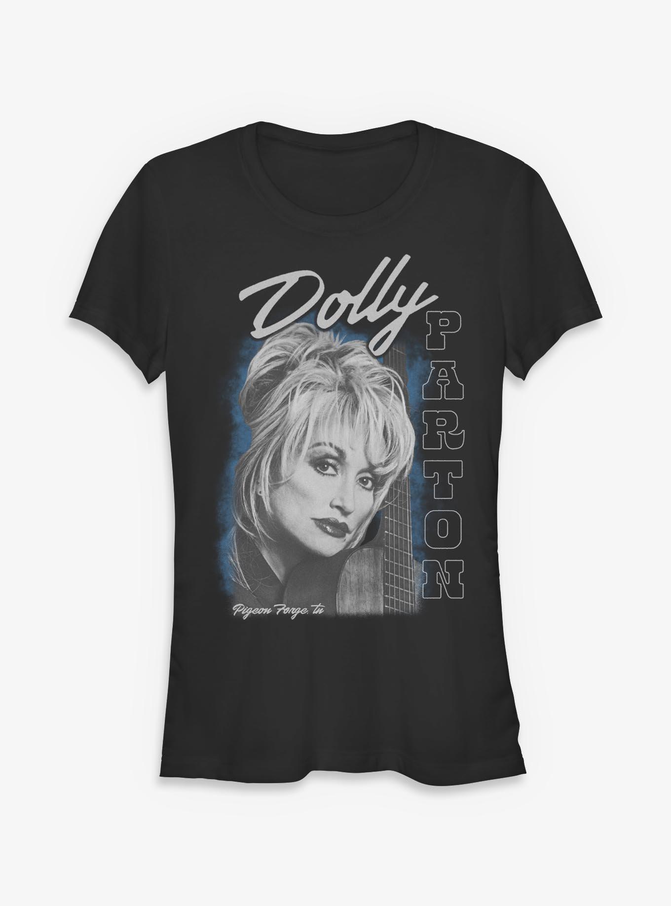 Dolly Parton Guitar Portrait Girls T-Shirt, , hi-res