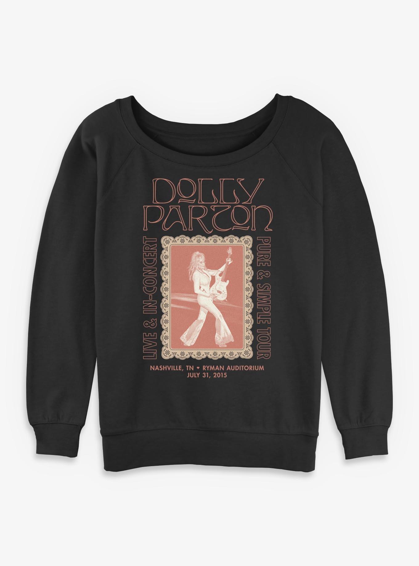 Dolly Parton Pure & Simple Tour Girls Slouchy Sweatshirt, , hi-res