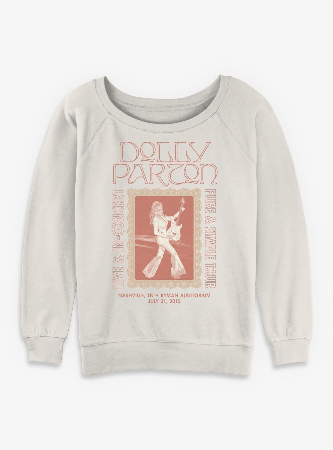 Dolly Parton Pure & Simple Tour Girls Slouchy Sweatshirt, , hi-res