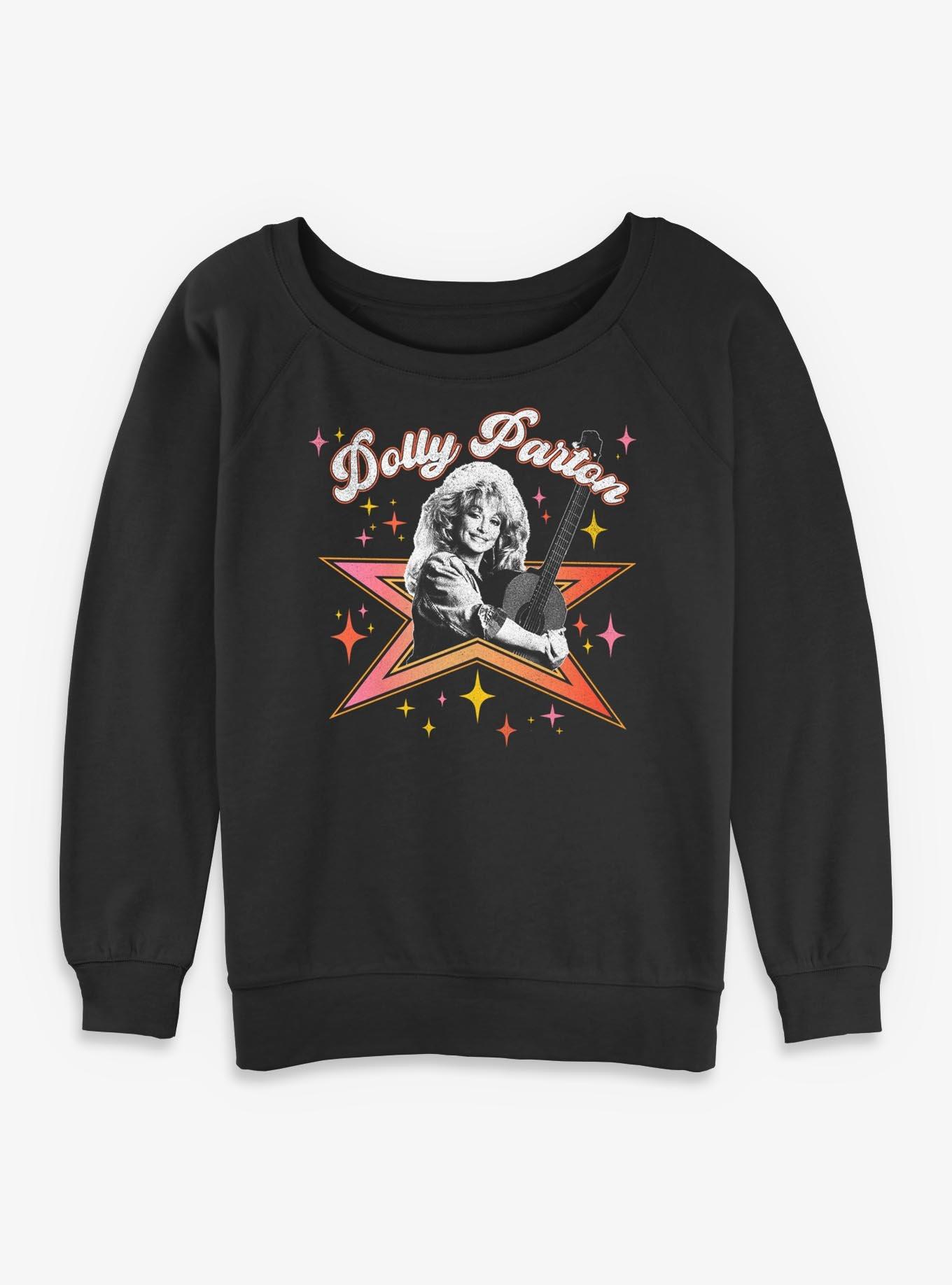 Dolly Parton Star Girls Slouchy Sweatshirt, , hi-res