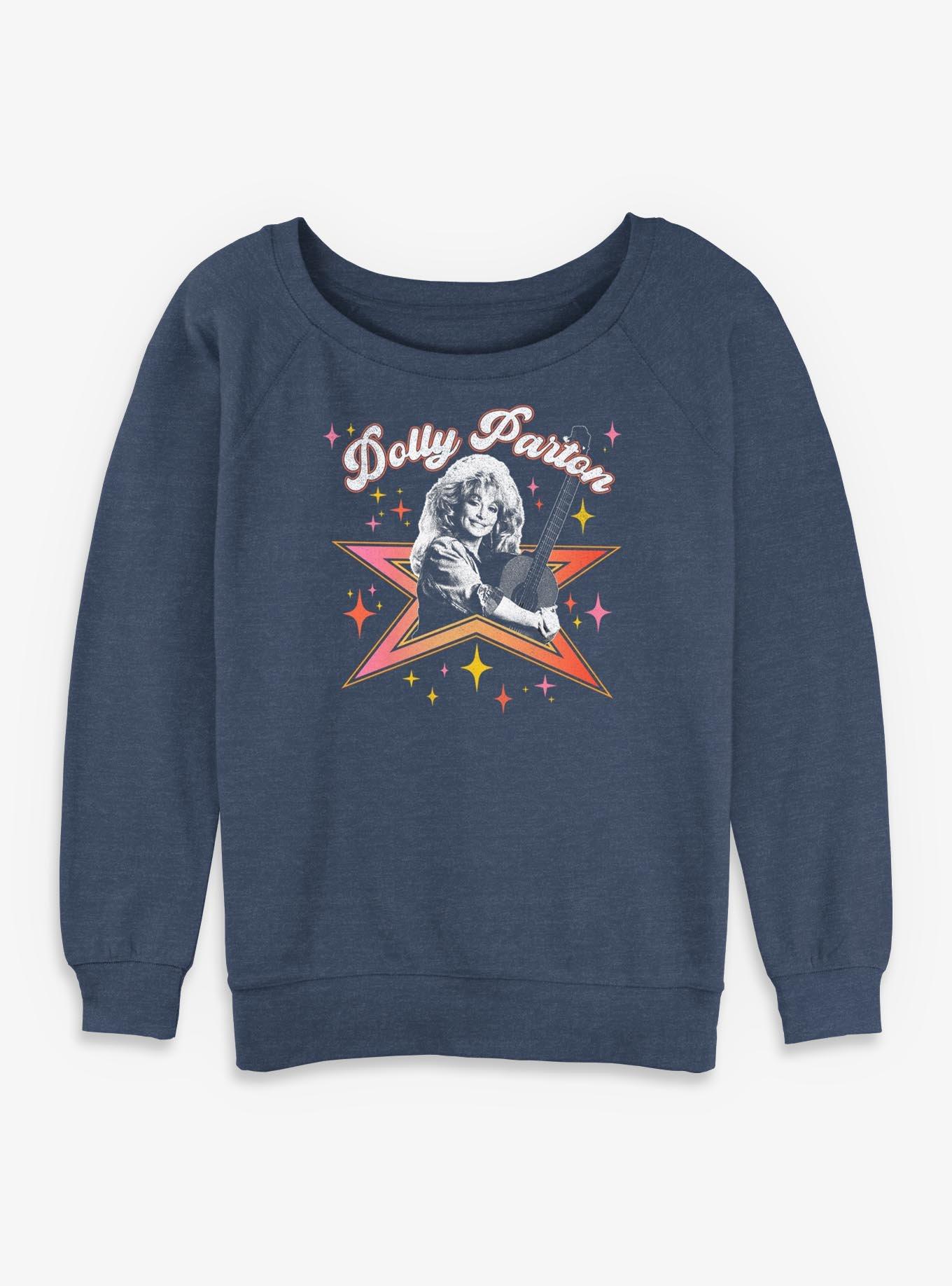 Dolly Parton Star Girls Slouchy Sweatshirt, , hi-res