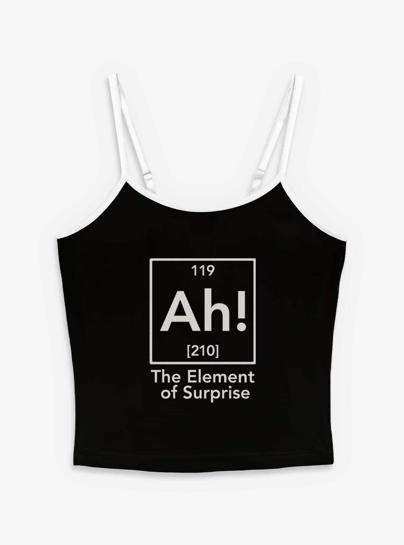 AH Element of Surprise Periodic Table Girls Cami, BLACK, hi-res view 1
