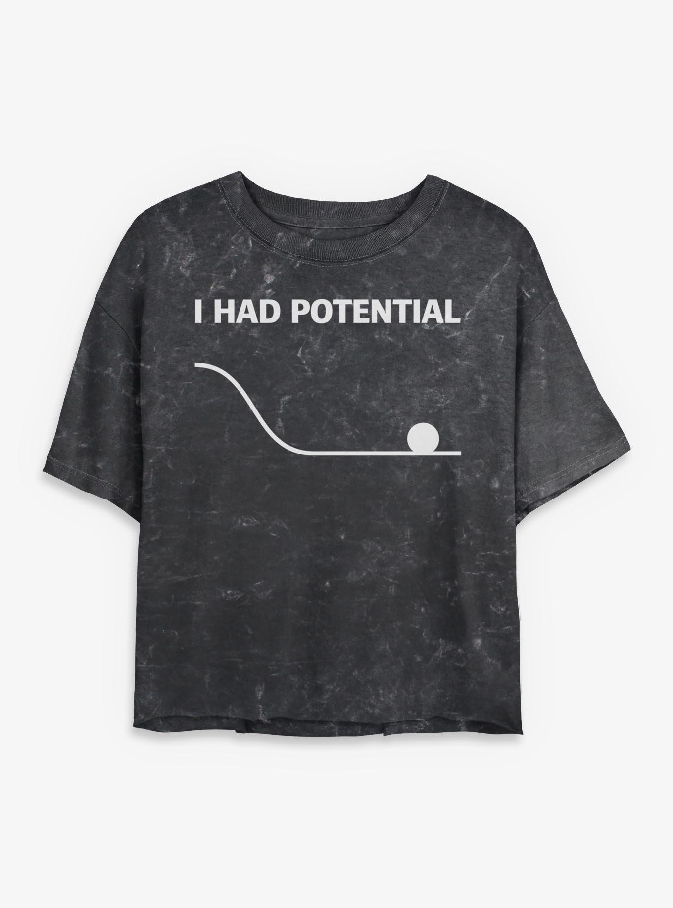 Had Potential Girls Mineral Wash Crop T-Shirt, , hi-res