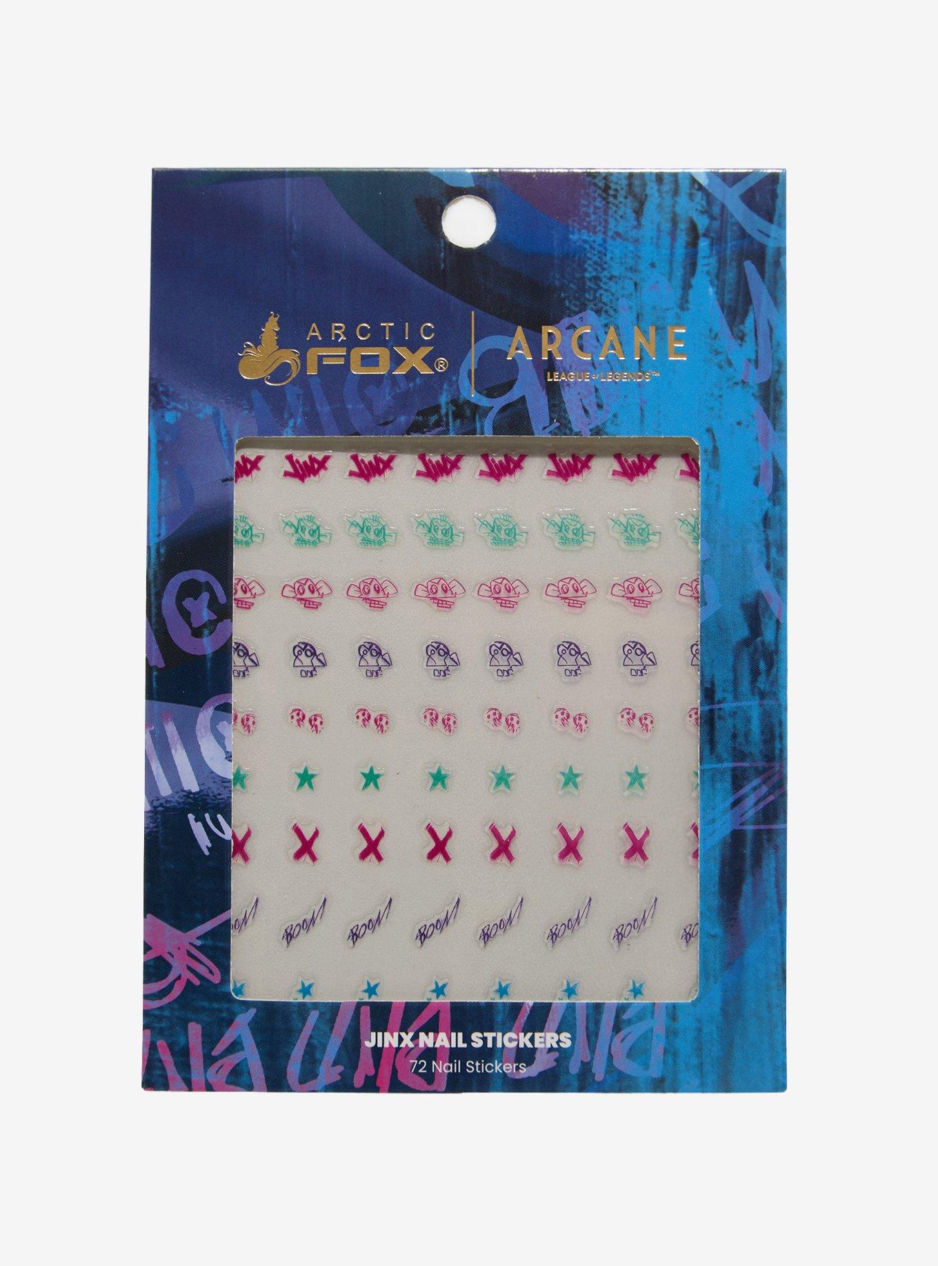 Arctic Fox Arcane Jinx Nail Sticker Sheet, , hi-res