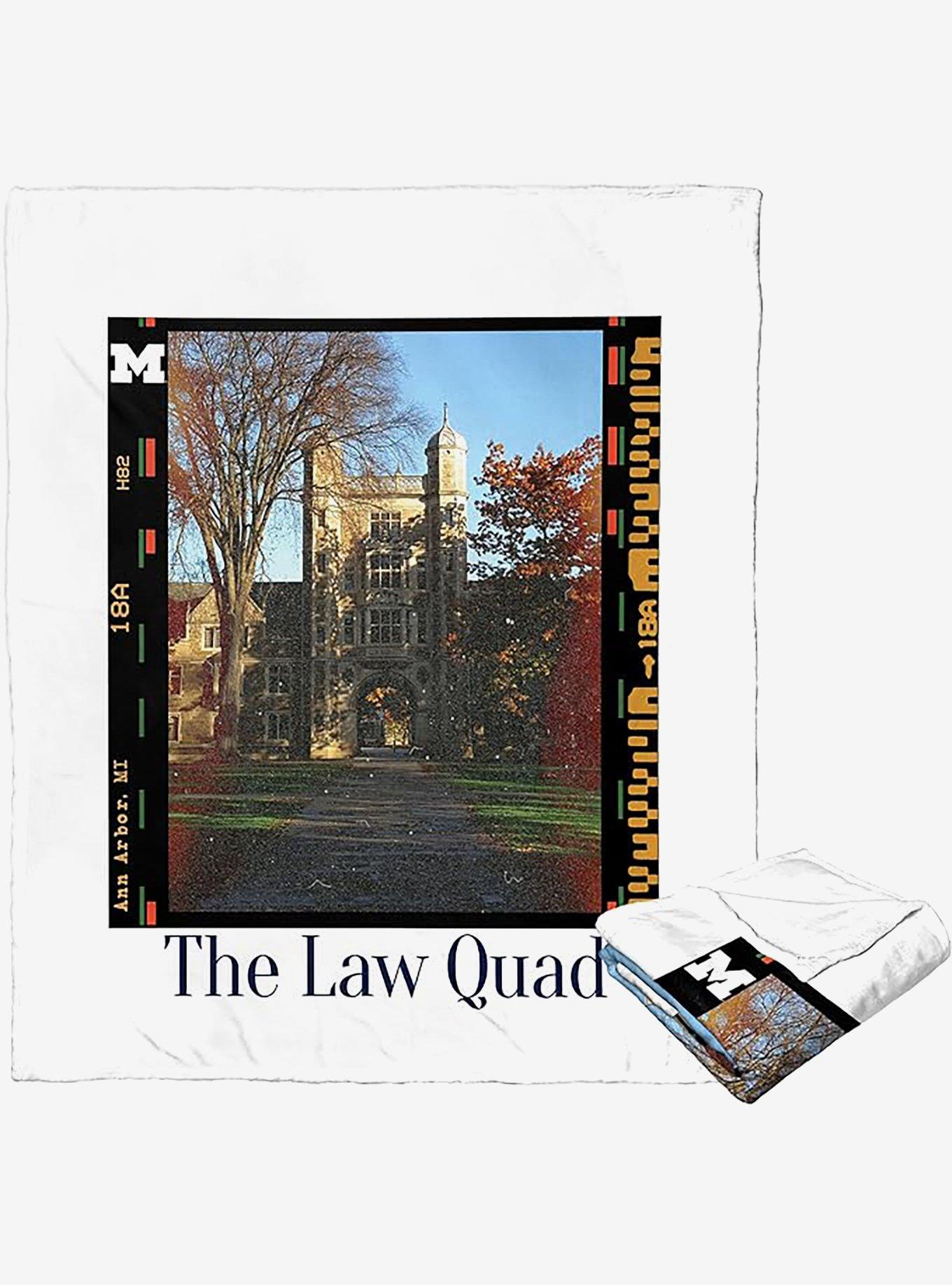 NCAA Campus Life Michigan Silk Touch Throw Blanket, , hi-res