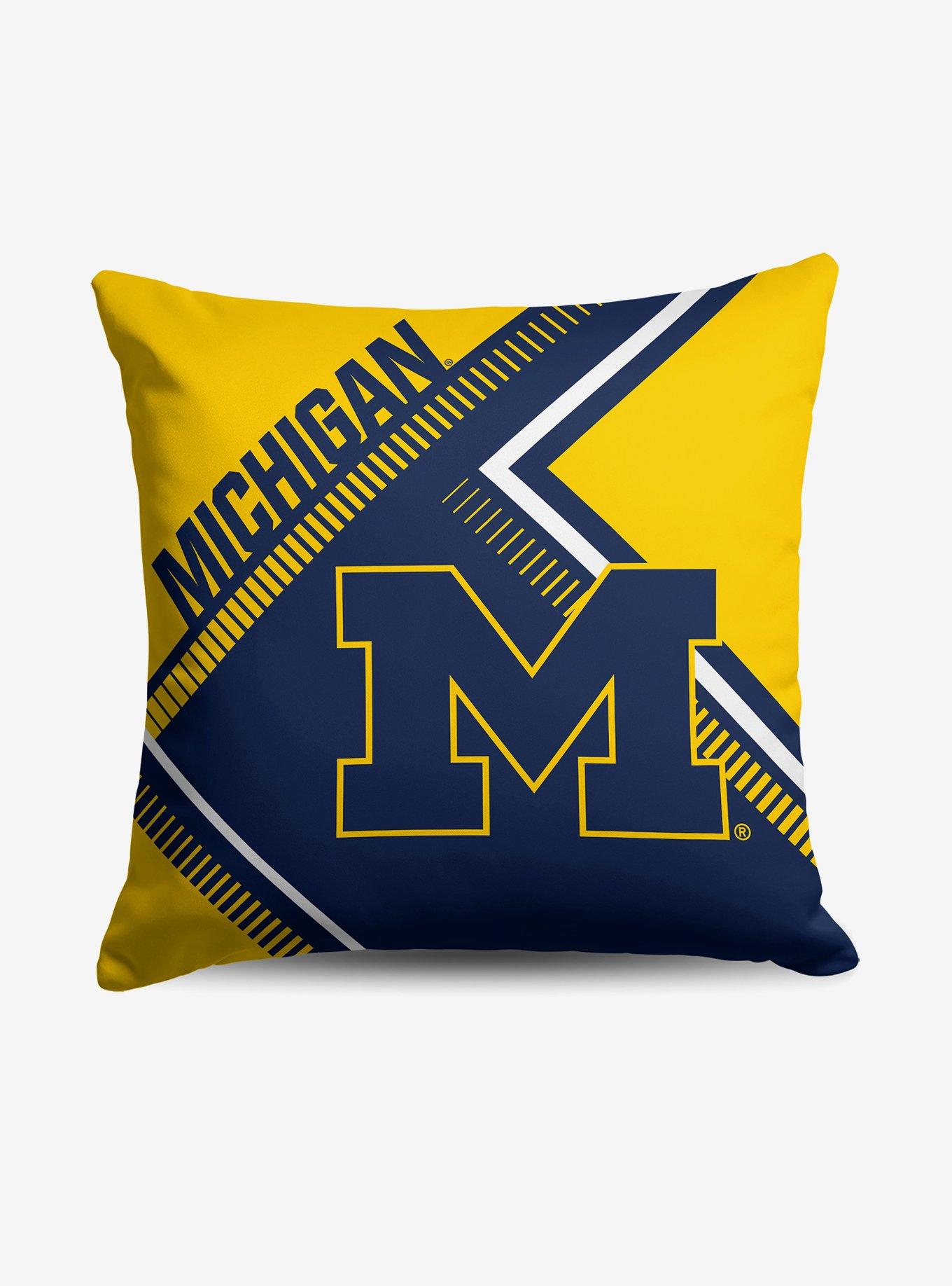 NCAA Michigan Wolverines Pulsewave Throw Pillow, , hi-res