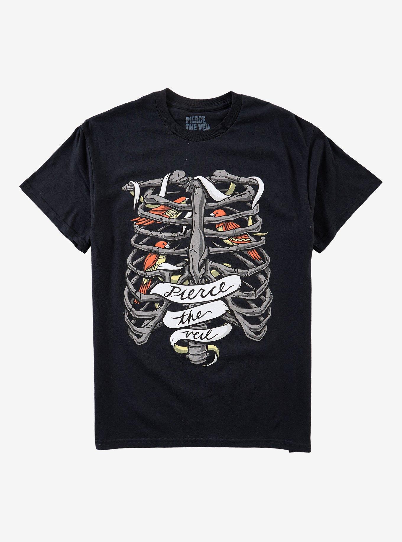 Pierce The Veil Birds Rib Cage T-Shirt