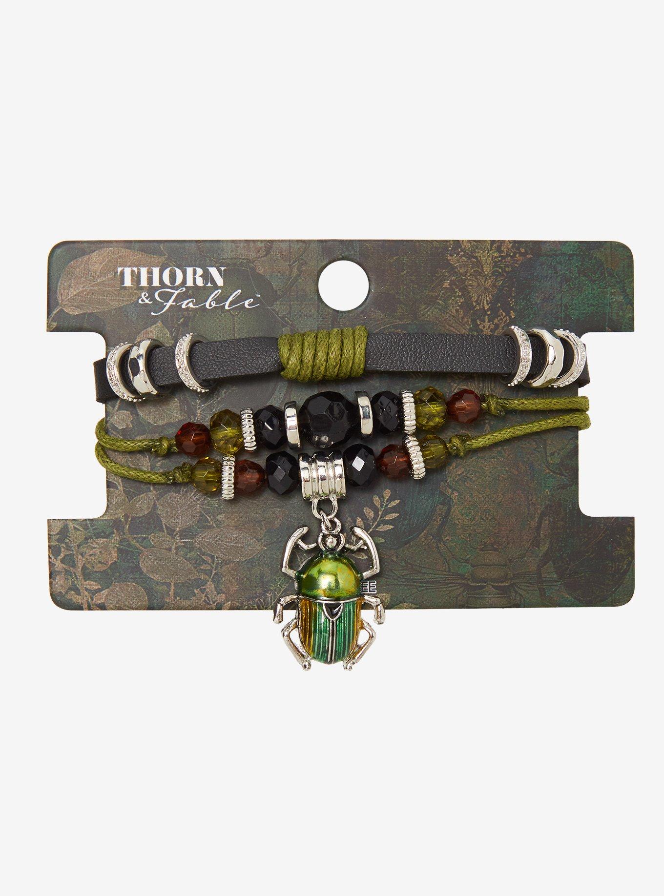 Thorn & Fable Beetle Cord Bracelet