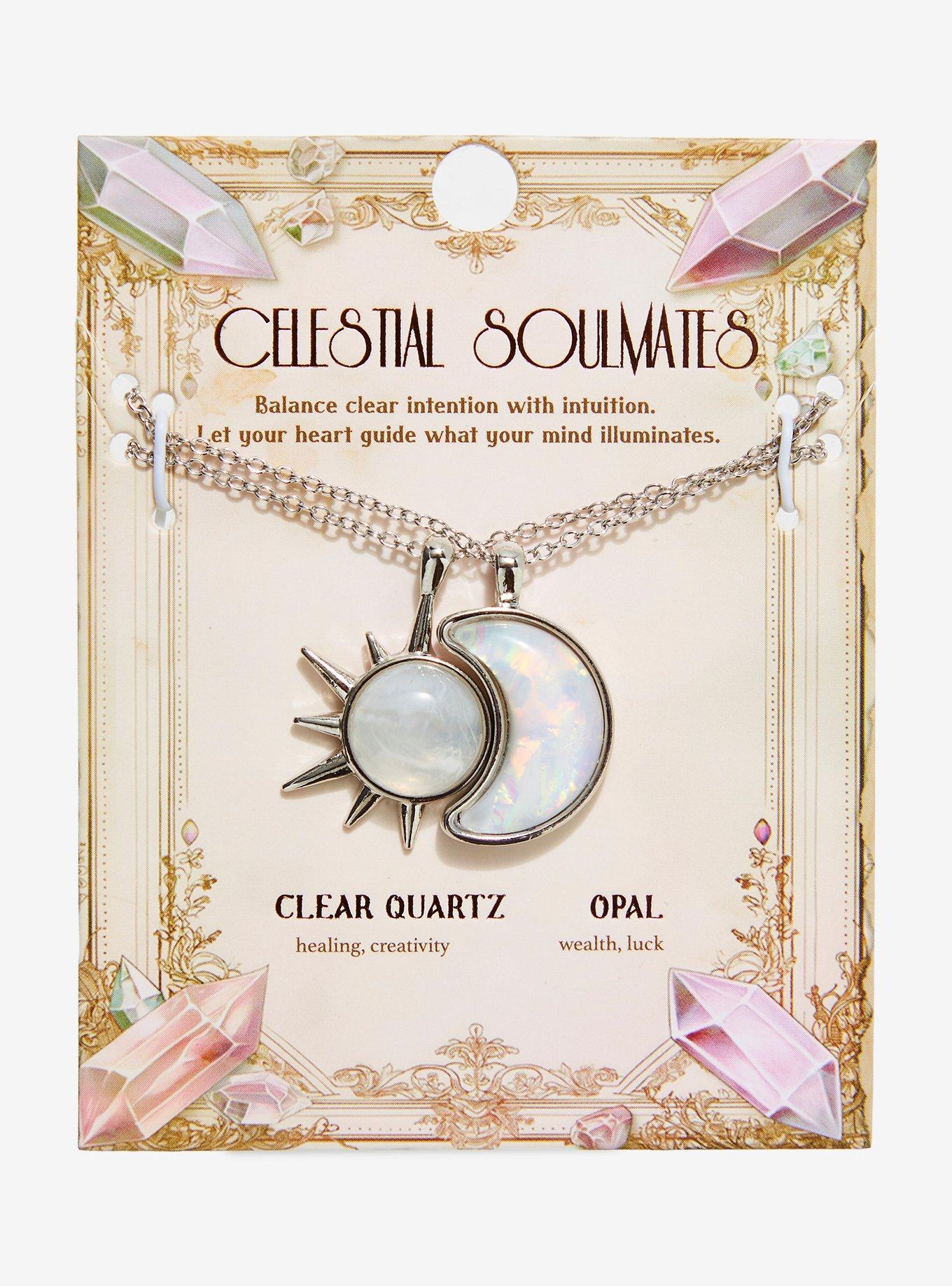 Thorn & Fable Celestial Soulmates Best Friend Necklace Set