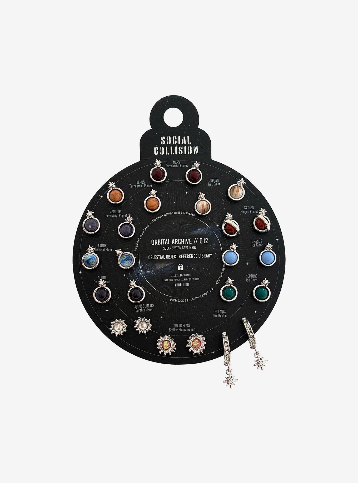Social Collision Solar System Star Earring Set | Hot Topic