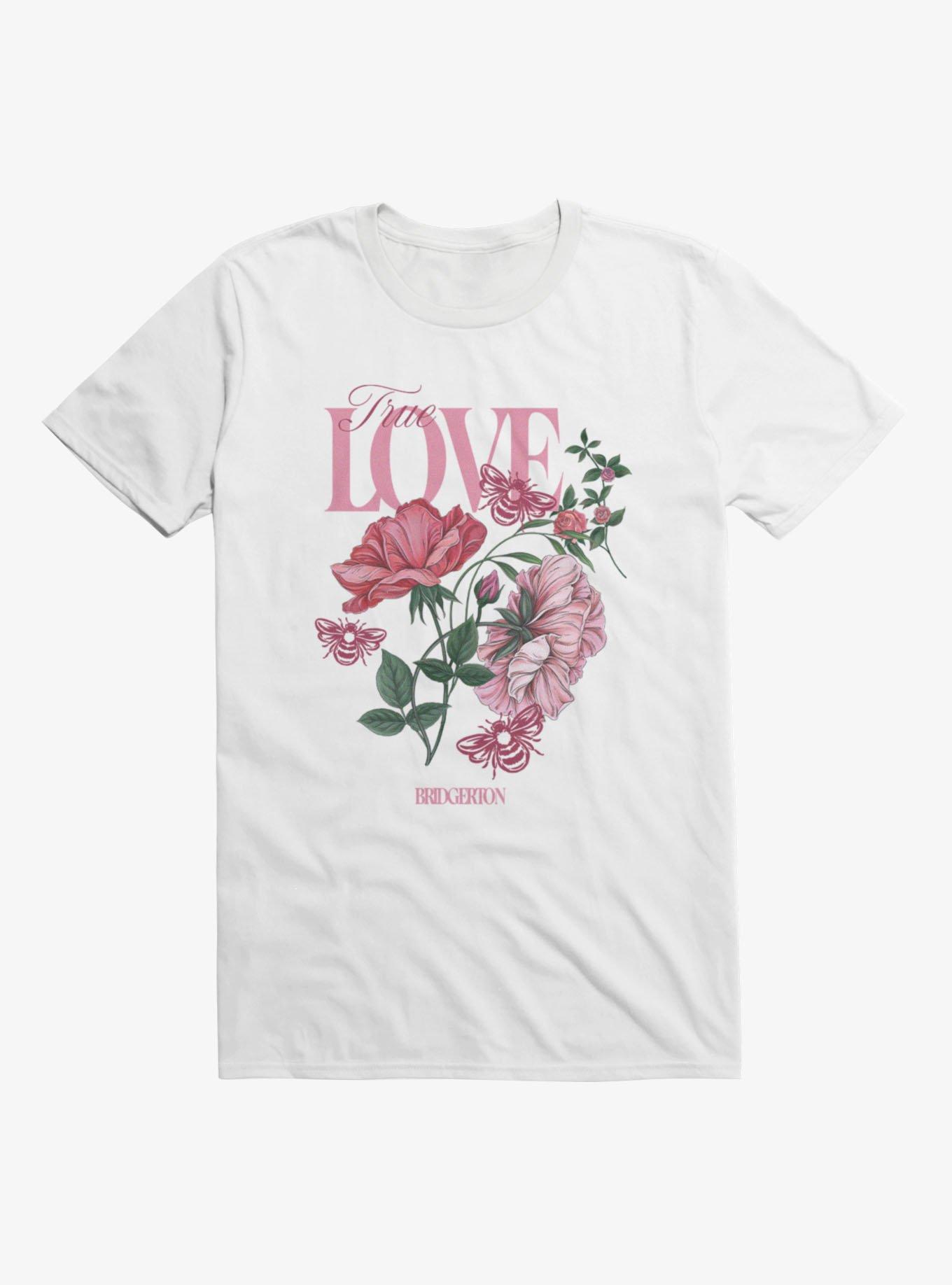 Bridgerton True Love Flowers T-Shirt, , hi-res