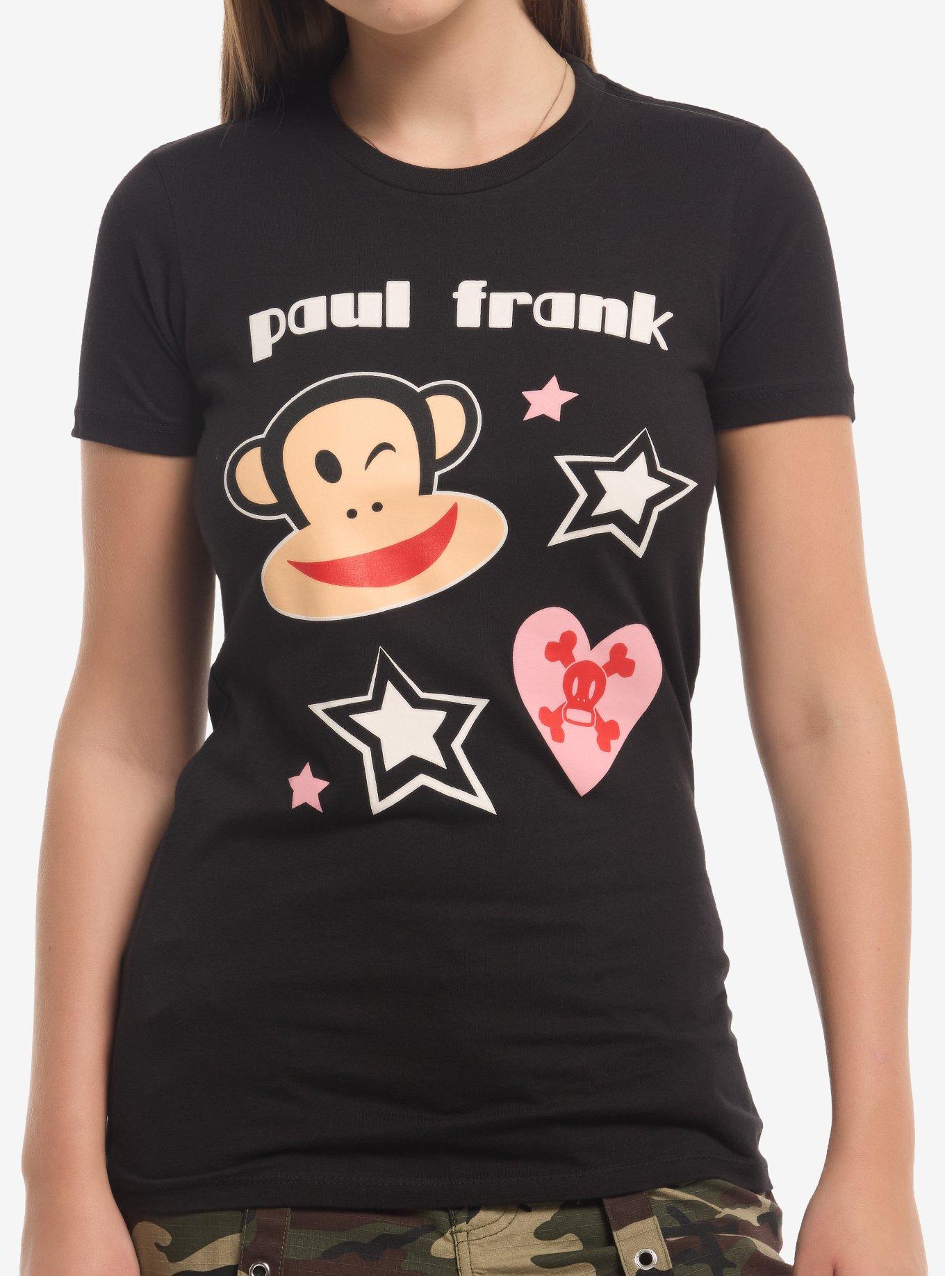 Paul Frank Julius Sticker Collage Girls T-Shirt