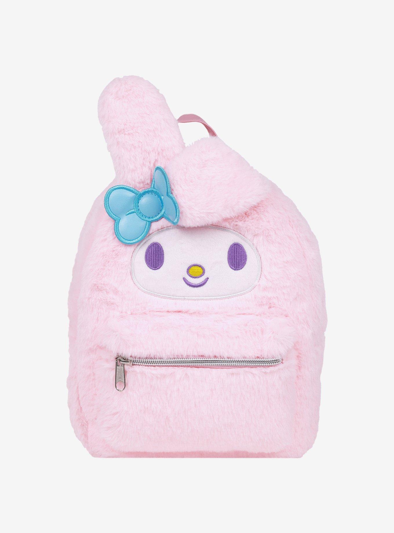 My Melody Plush 3D Ears Mini Backpack, , hi-res