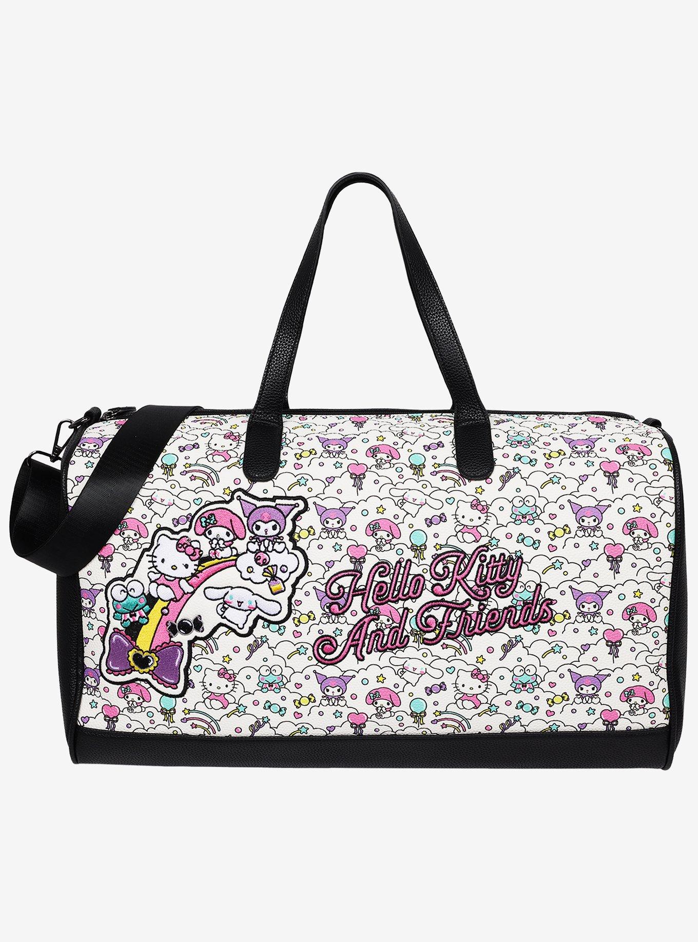 Ful Sanrio Hello Kitty and Friends "Sugar Rush" Black & White Weekender Duffle, , hi-res
