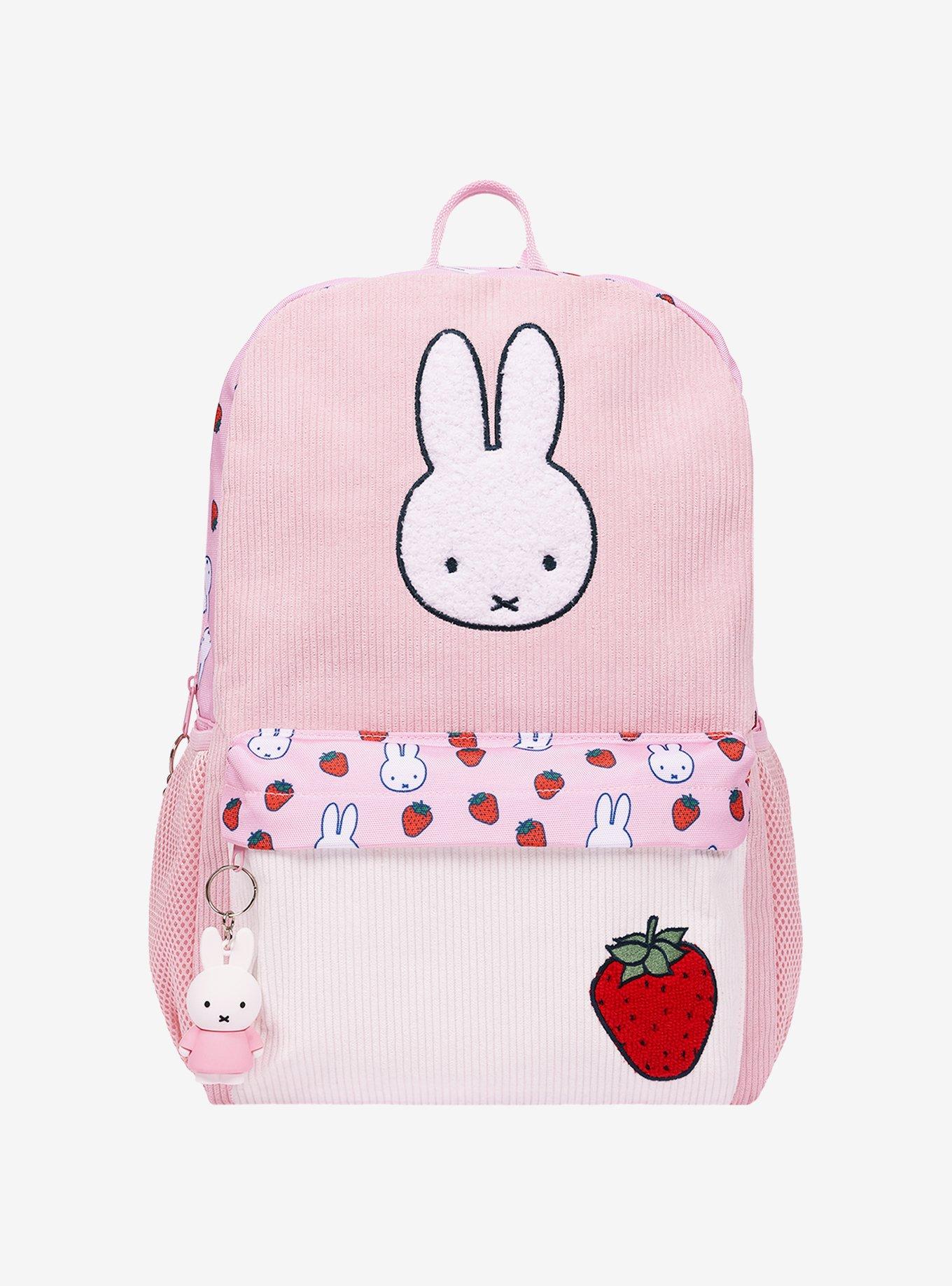 Miffy Strawberry Backpack with Charm, , hi-res