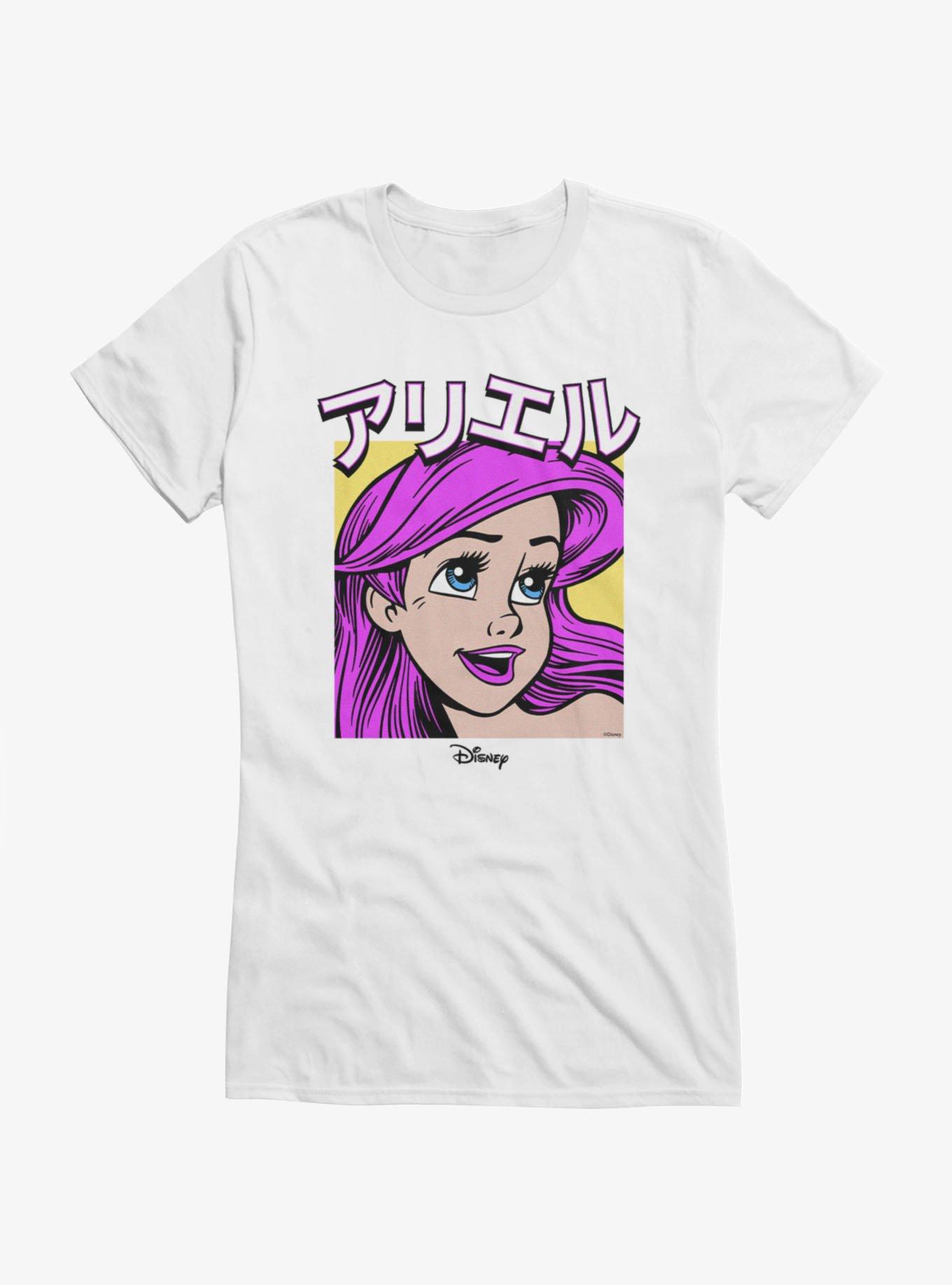 Disney Princesses Ariel Japanese Pop Art Girls T-Shirt, , hi-res