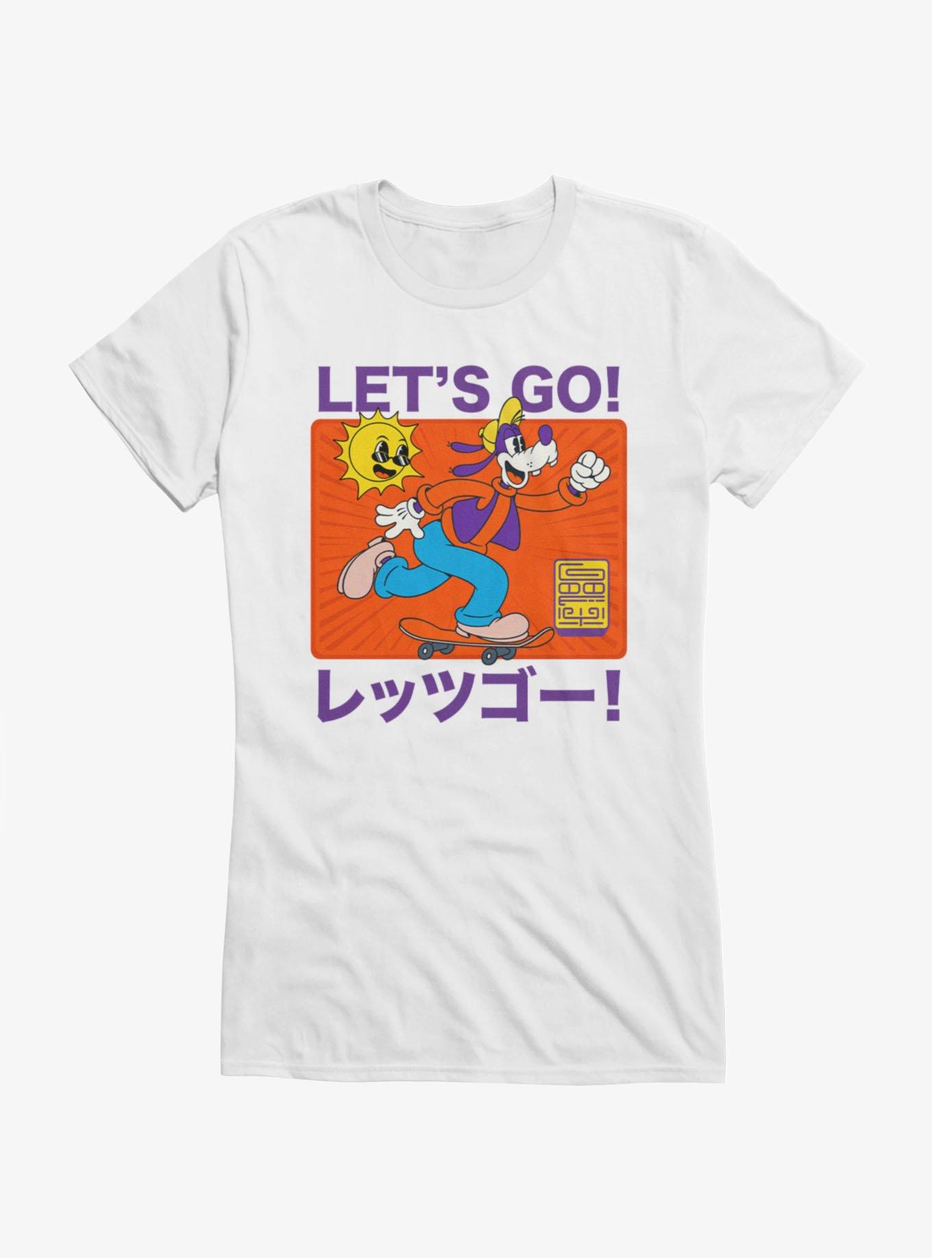 Disney Mickey Mouse Goofy Skater Let's Go! Girls T-Shirt, , hi-res