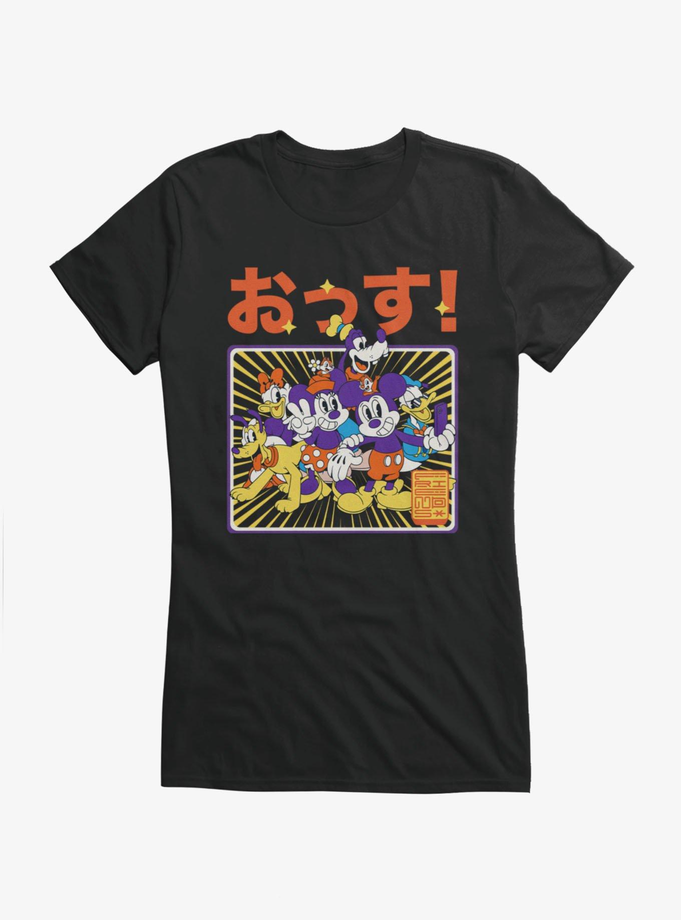 Disney Mickey Mouse Group Selfie Girls T-Shirt, , hi-res