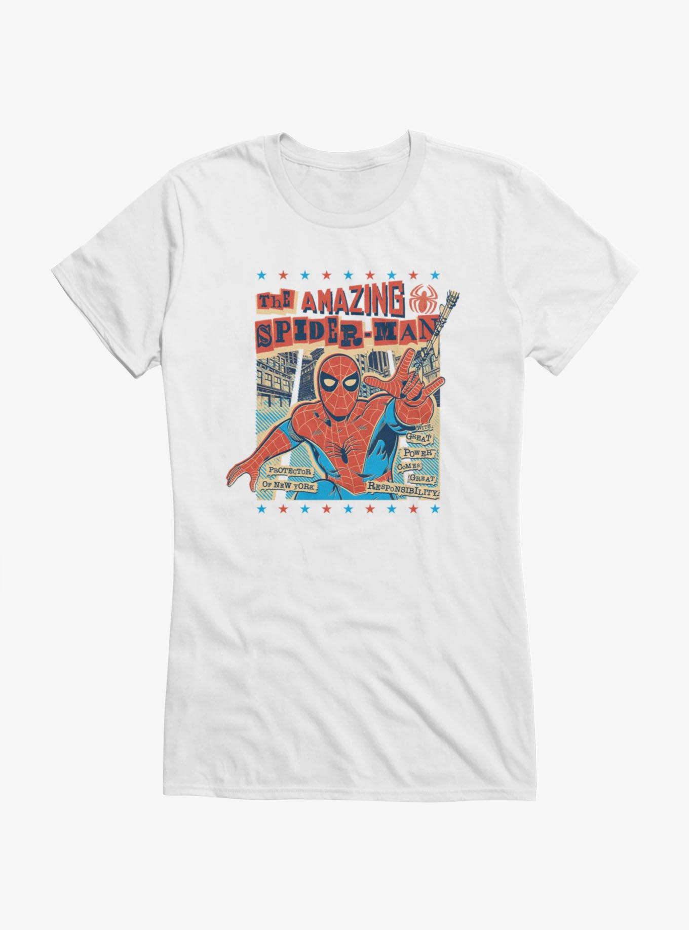 Marvel Spider-Man Protector Of New York Girls T-Shirt, , hi-res