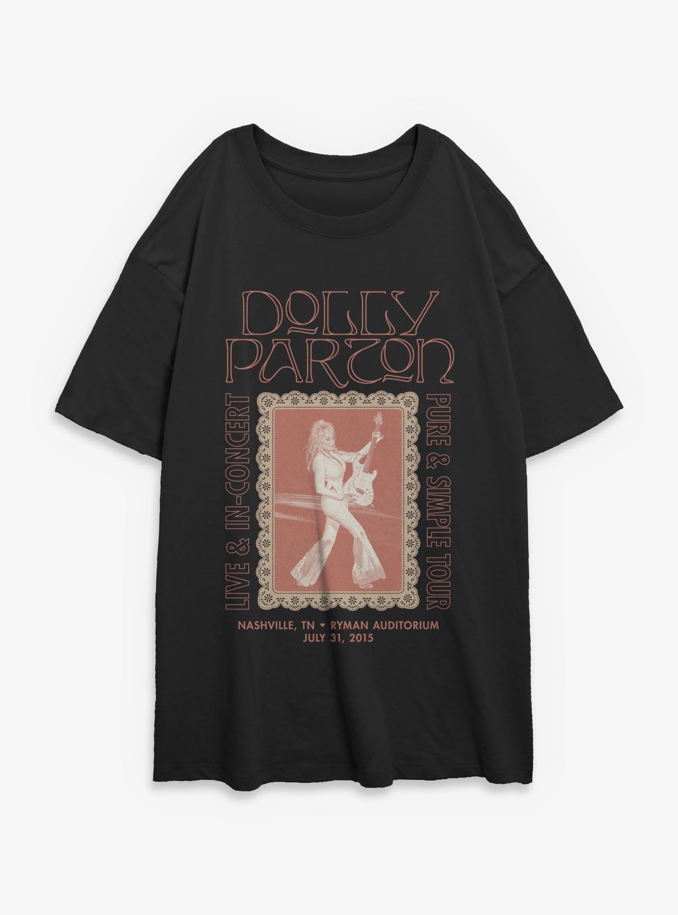 Dolly Parton Pure & Simple Tour Girls Oversized T-Shirt, , hi-res