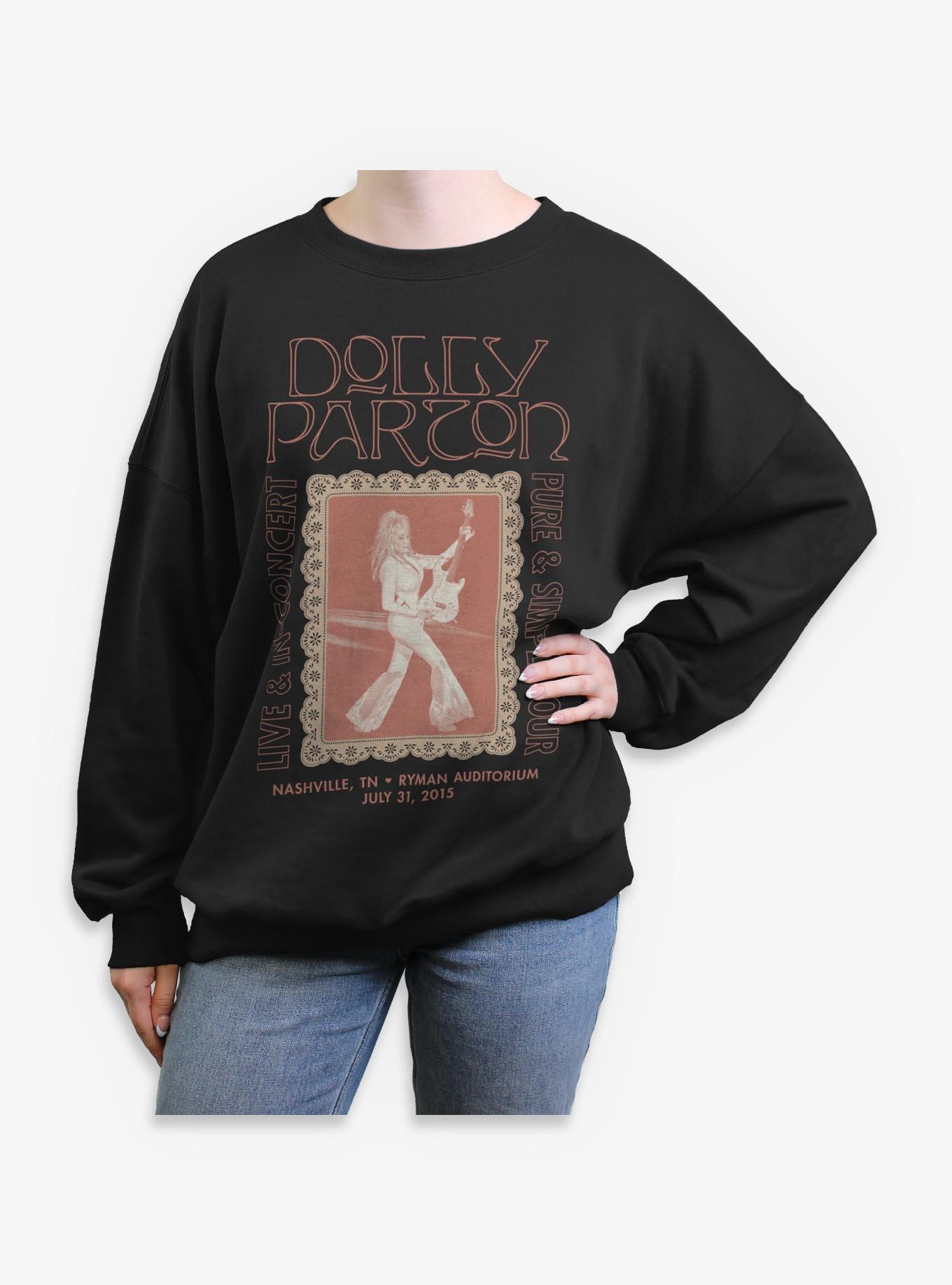 Dolly Parton Pure & Simple Tour Girls Oversized Sweatshirt, , hi-res