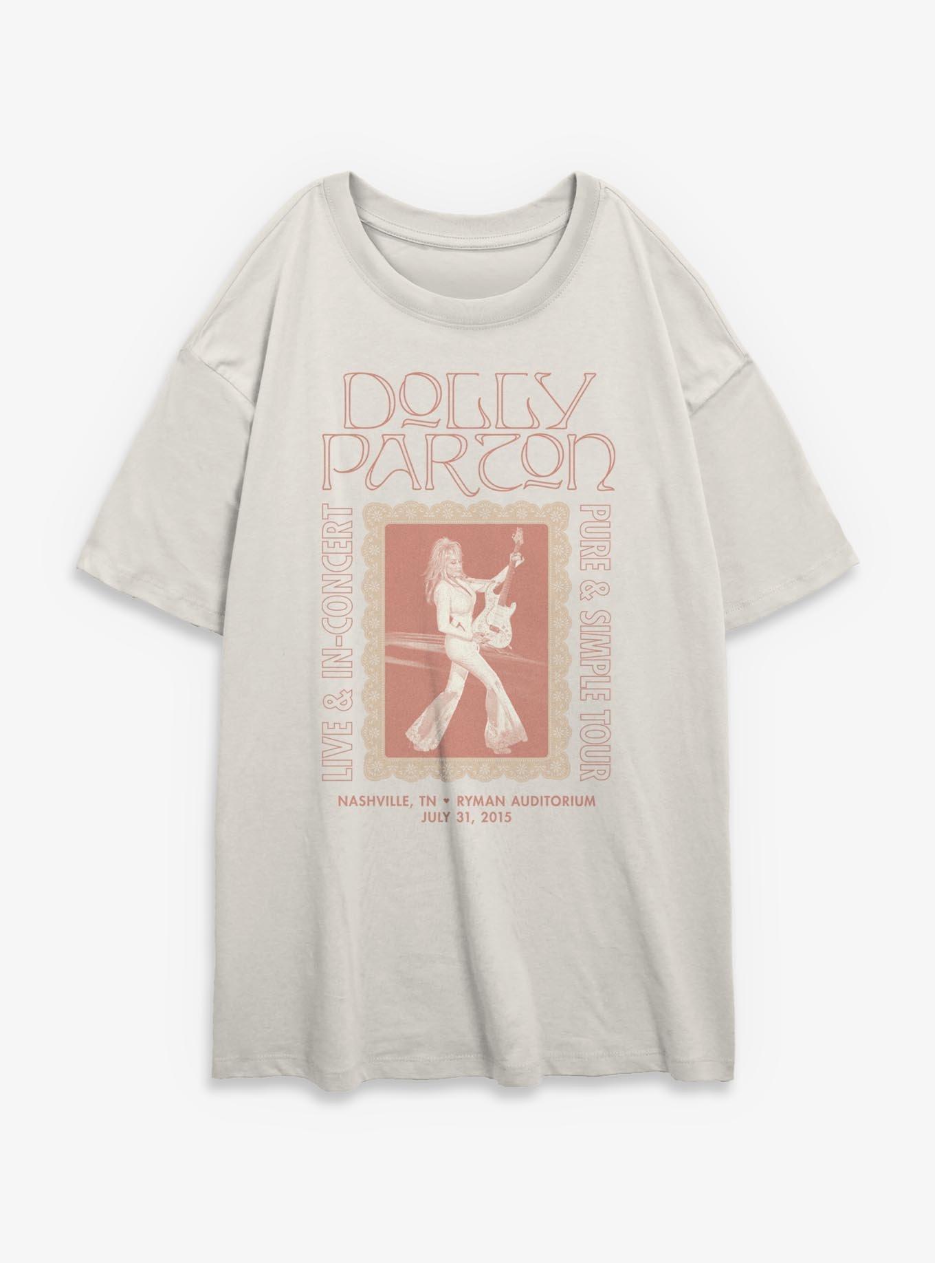 Dolly Parton Pure & Simple Tour Girls Oversized T-Shirt, , hi-res