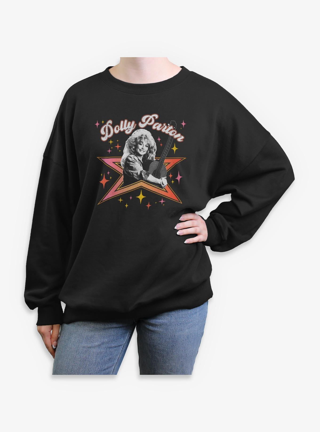Dolly Parton Star Girls Oversized Sweatshirt, , hi-res