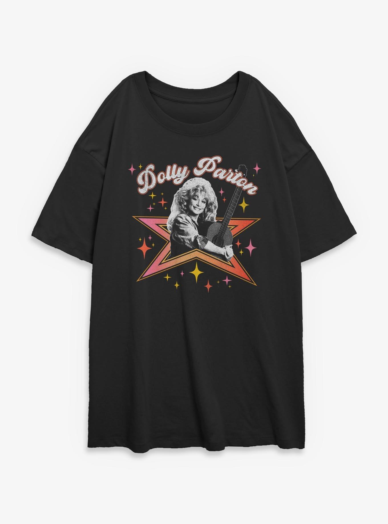 Dolly Parton Star Girls Oversized T-Shirt, , hi-res