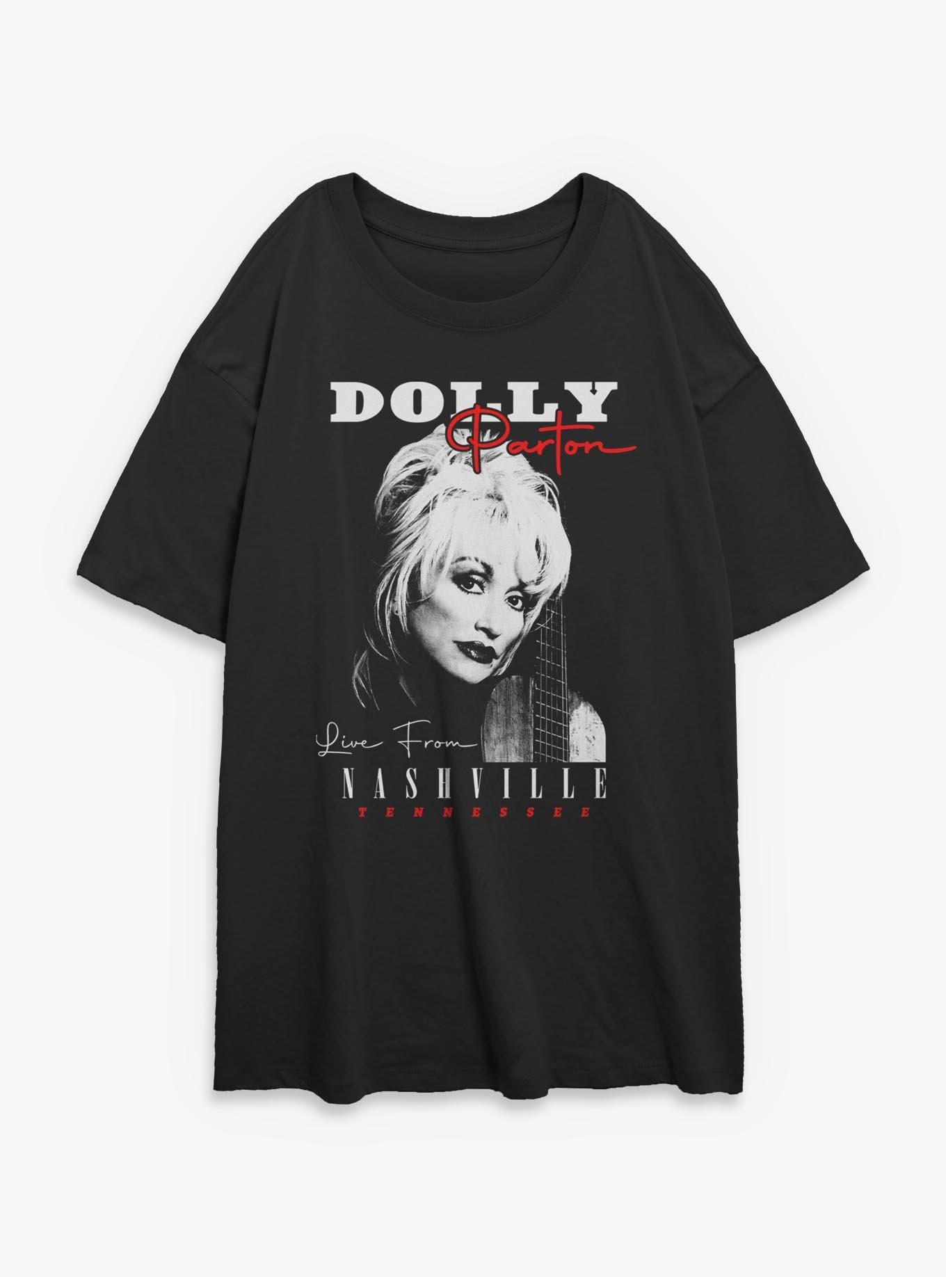 Dolly Parton Live From Nashville Girls Oversized T-Shirt, , hi-res