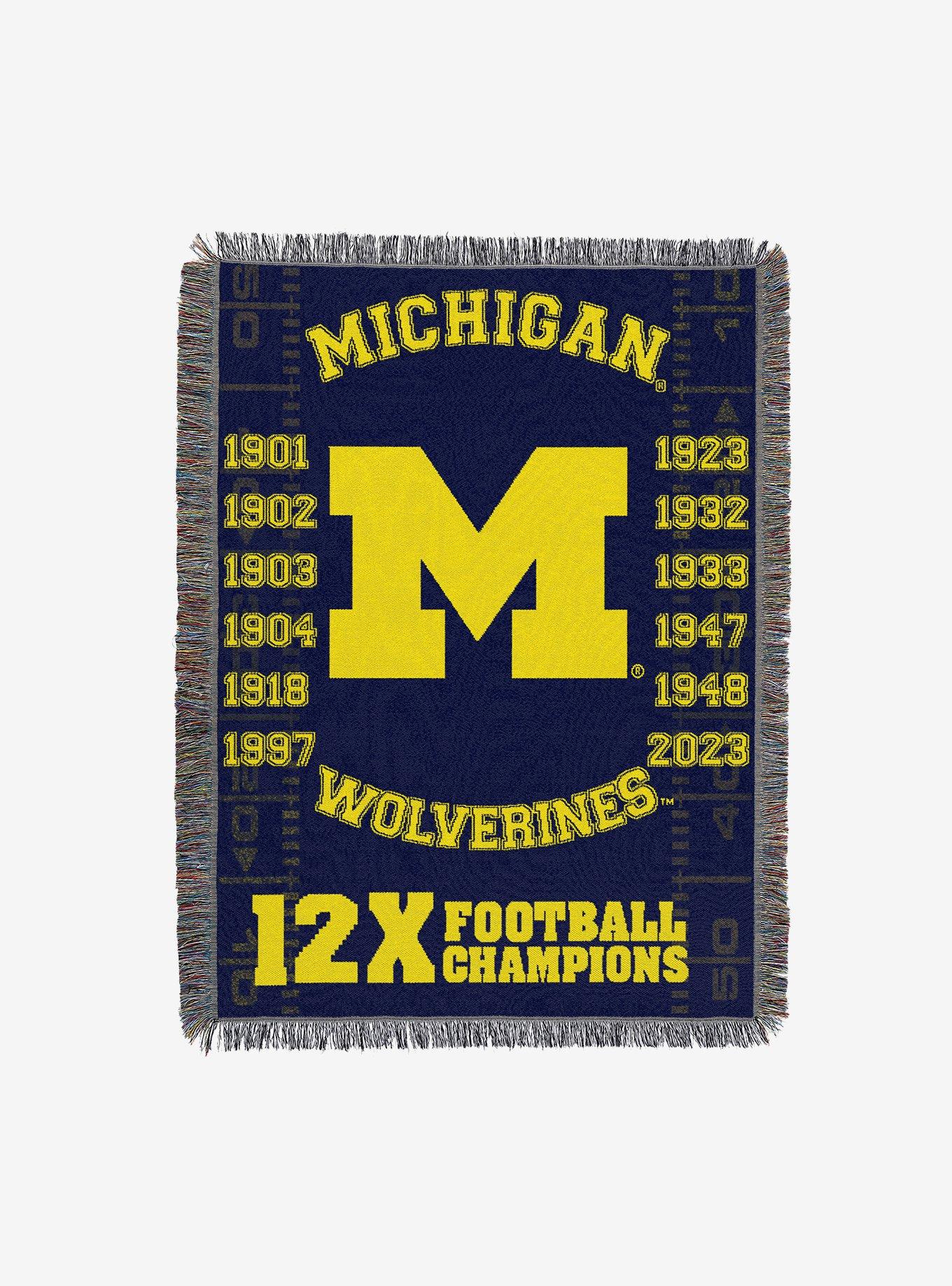 NCAA Michigan Commemorative Series Tapestry Throw, , hi-res