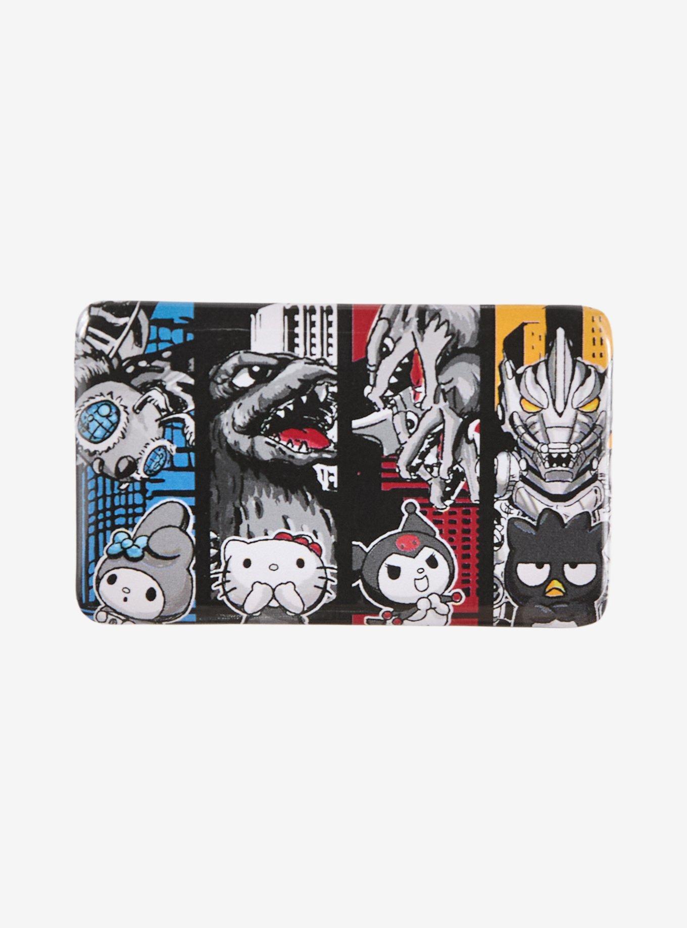 Hello Kitty And Friends X Godzilla Panel Button