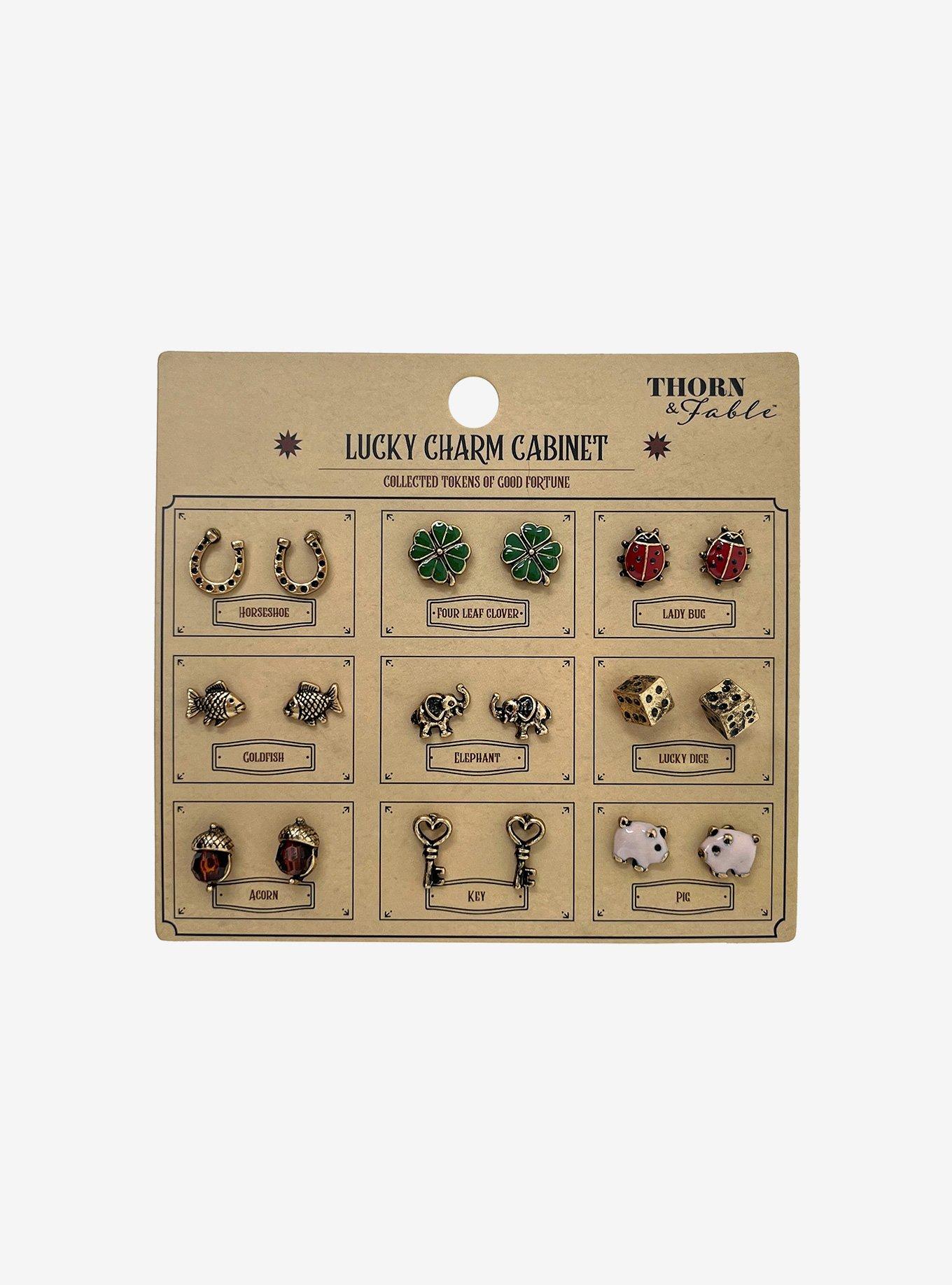 Thorn & Fable Lucky Charm Stud Earring Set