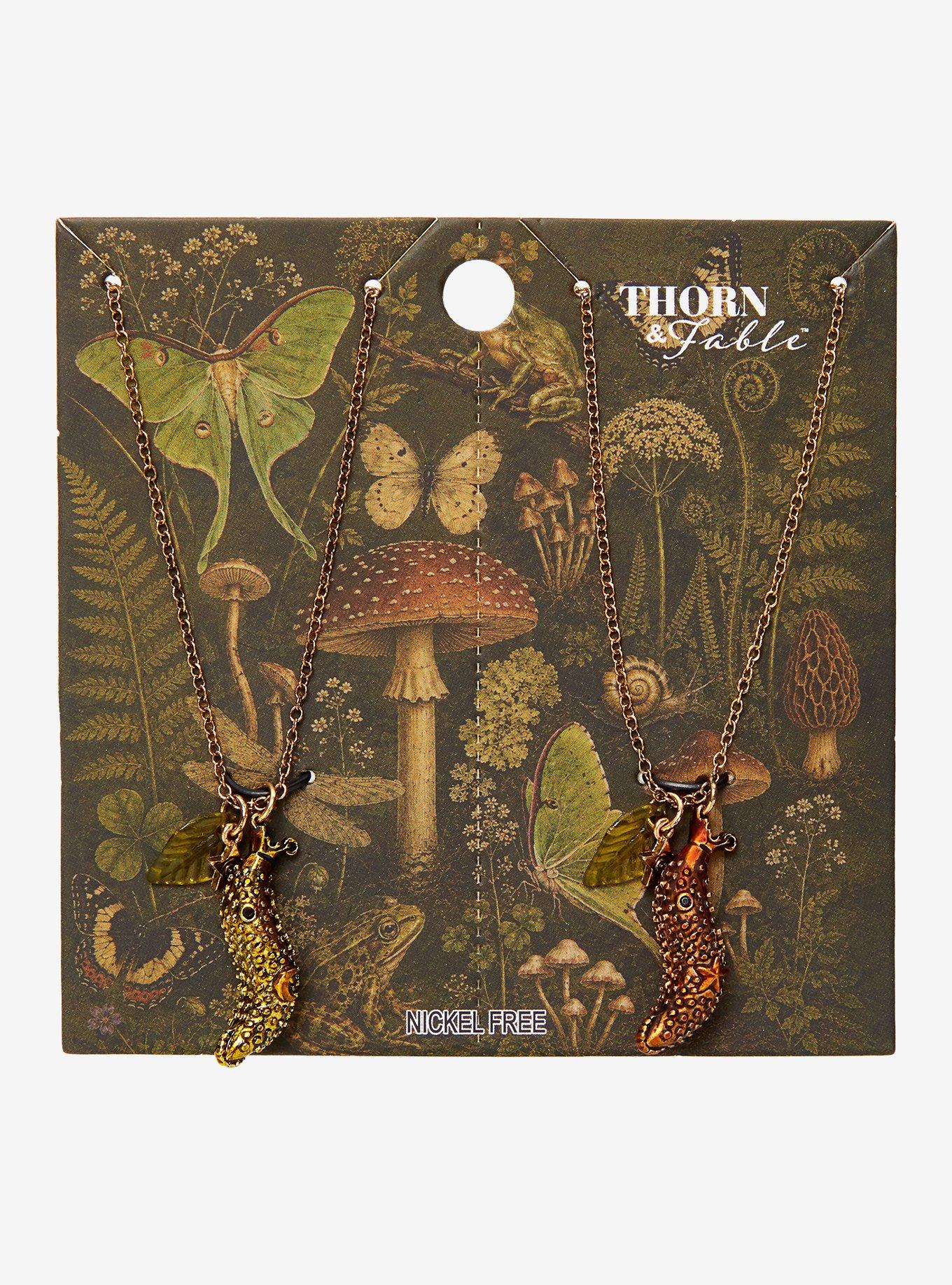 Thorn & Fable Slug Best Friend Necklace Set