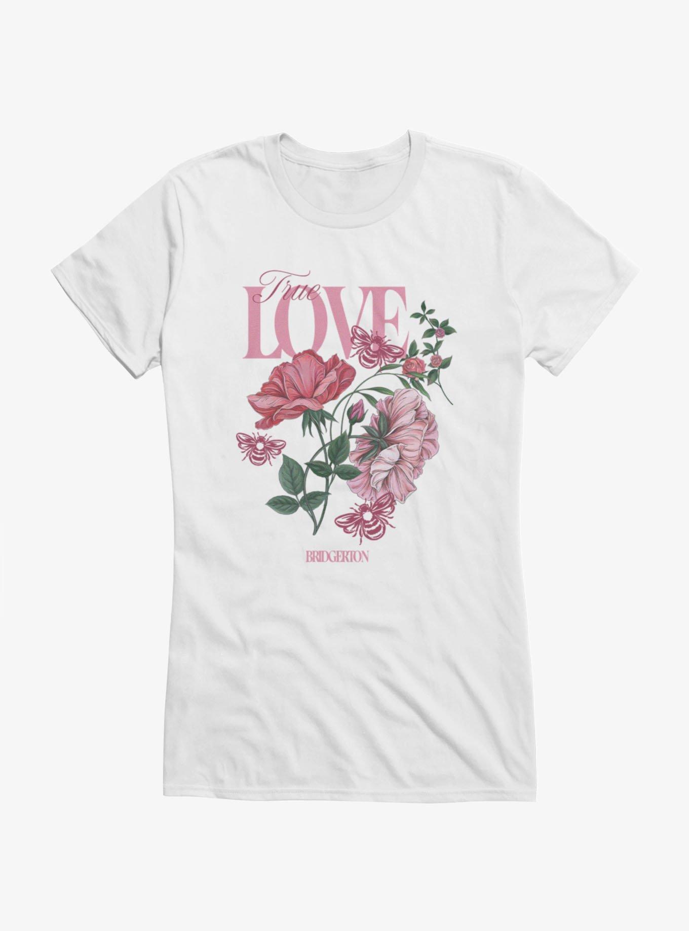 Bridgerton True Love Flowers Girls T-Shirt, , hi-res