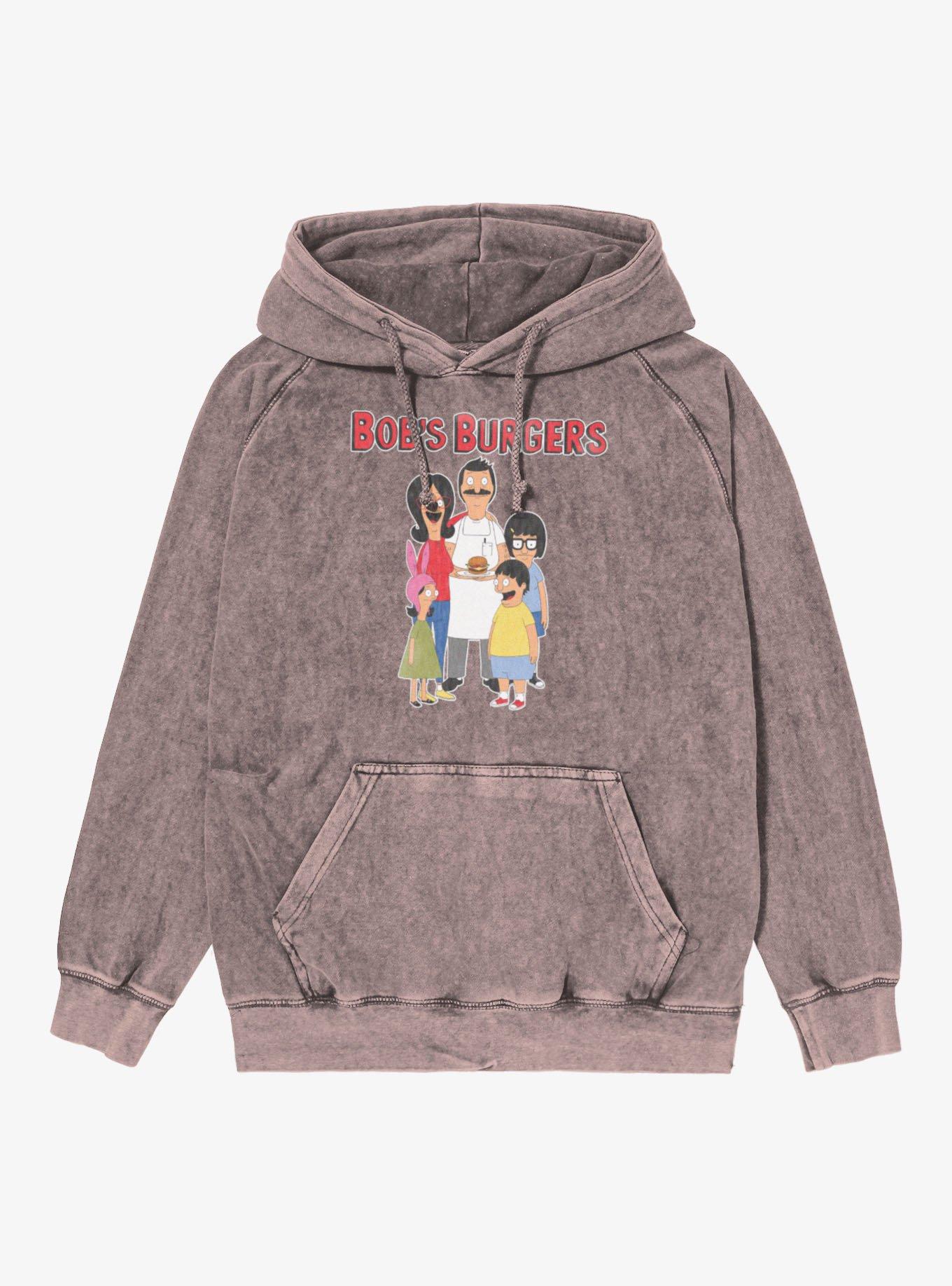 Bob's Burgers Happy Family Mineral Wash Hoodie, , hi-res