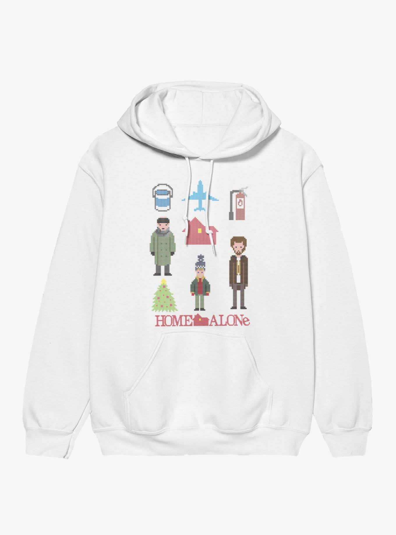 Home Alone Pixel Characters Hoodie, , hi-res