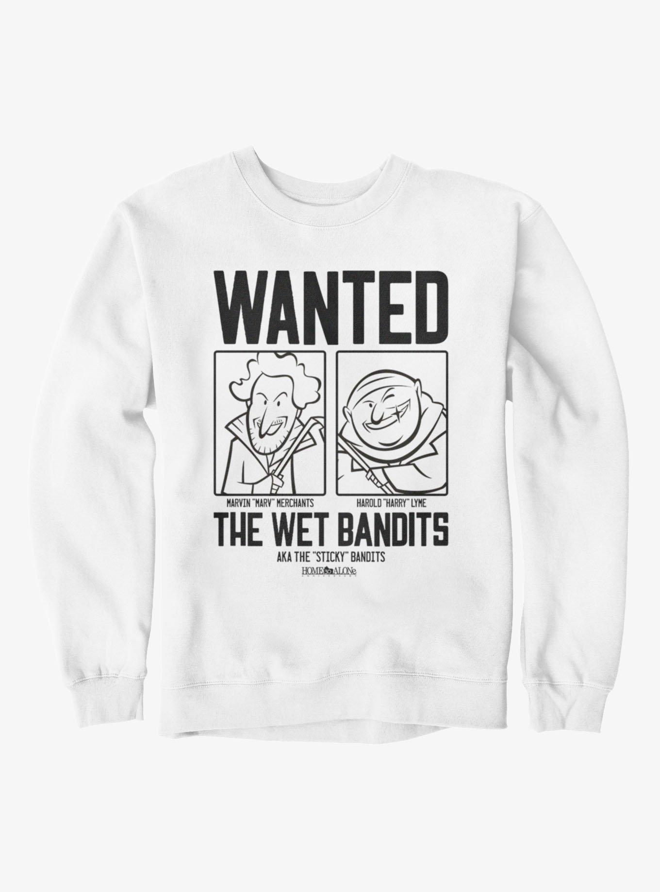 Home Alone Wanted Wet Bandits Cartoons Sweatshirt, , hi-res view 1