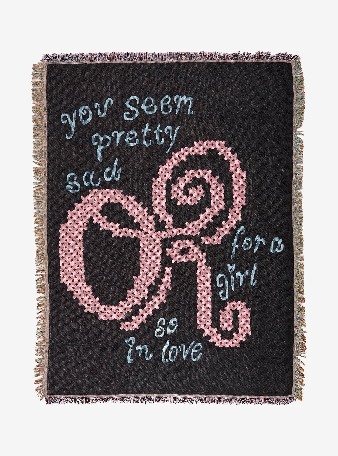 Olivia Rodrigo Album Tapestry Throw Blanket Hot Topic Exclusive