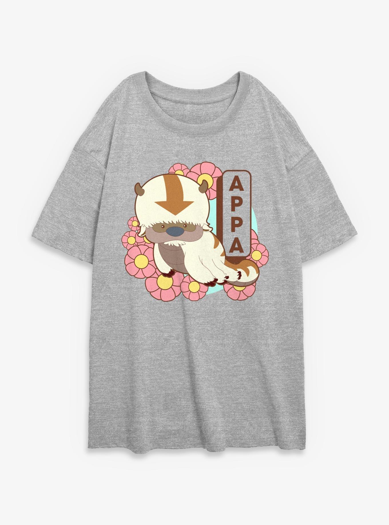 Avatar: The Last Airbender Avatar Appa Chibi Spring Womens Oversized T-Shirt, , hi-res
