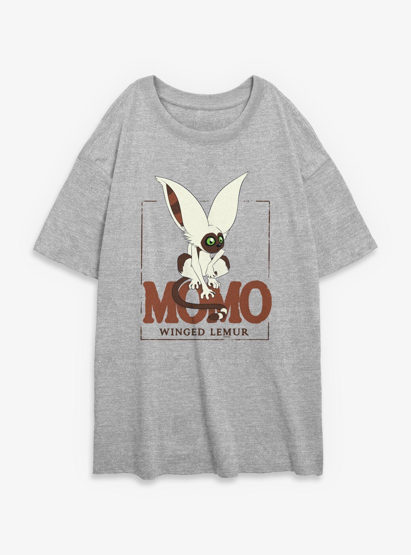 Avatar: The Last Airbender Avatar Lemur Momo Womens Oversized T-Shirt, , hi-res