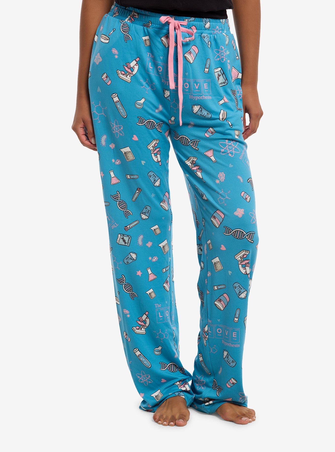 The Love Hypothesis Science Icons Pajama Pants