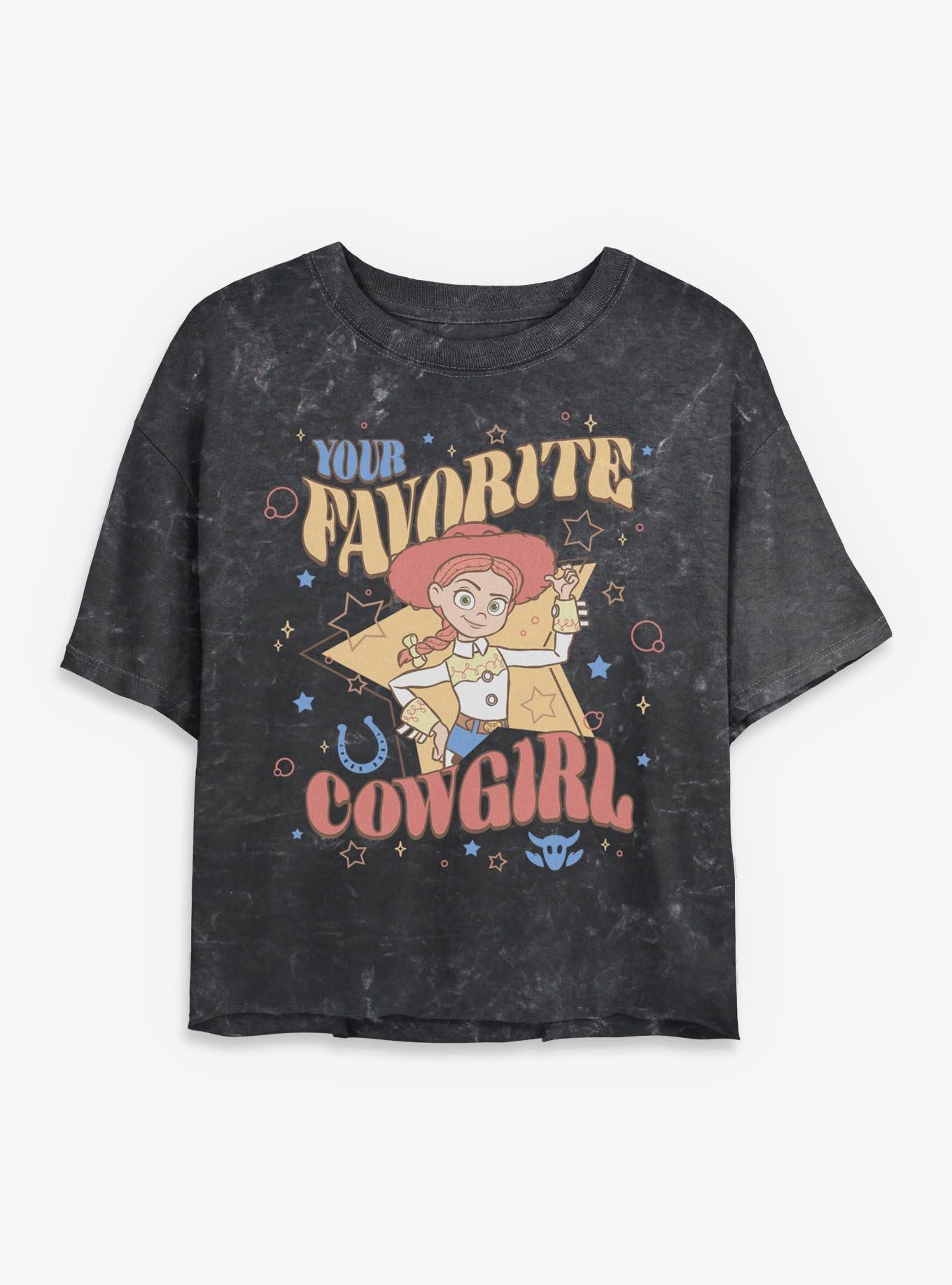 Disney Pixar Toy Story Your Favorite Cowgirl Jesse Mineral Wash Womens Crop T-Shirt, , hi-res