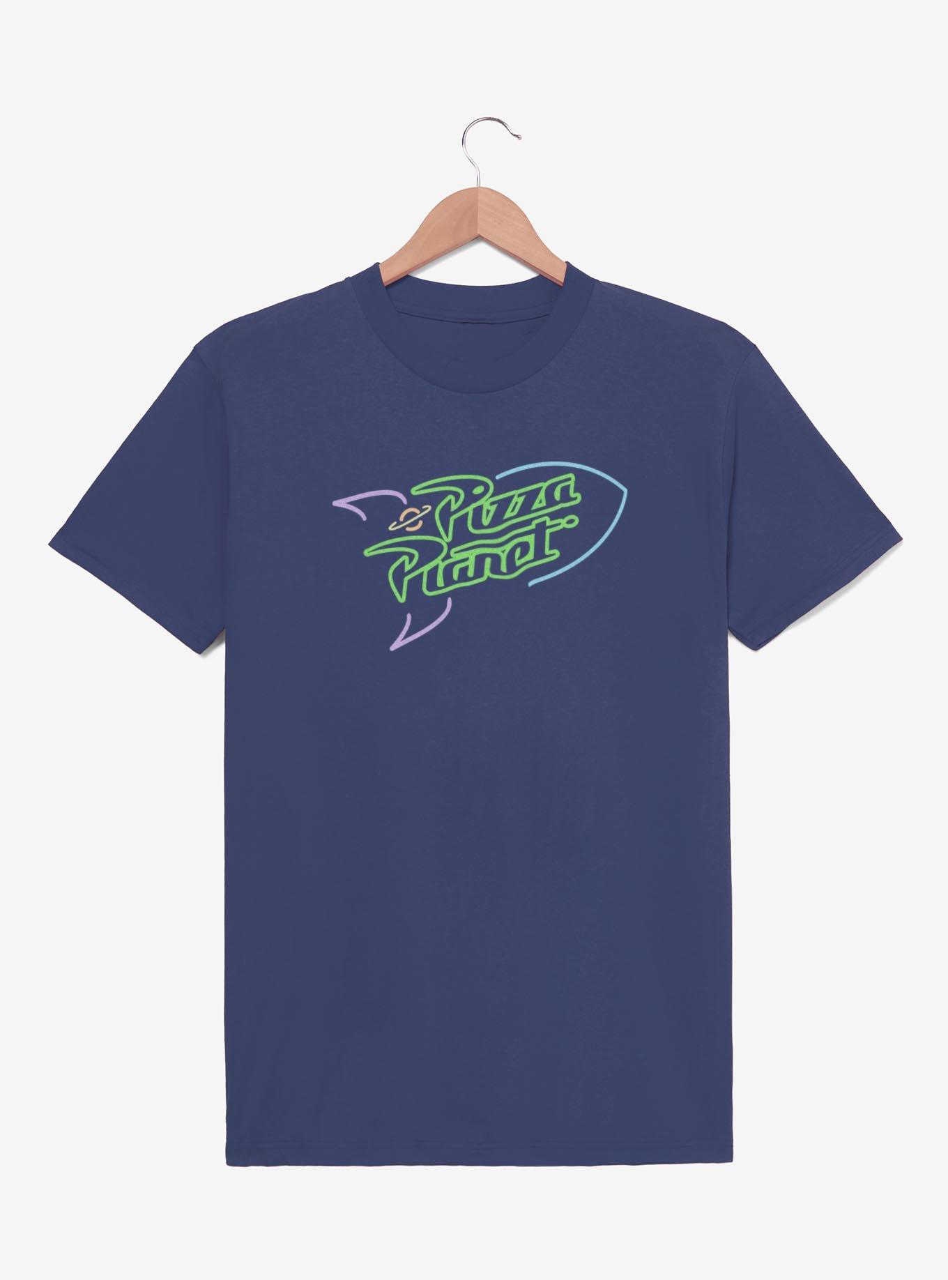 Disney Pixar Toy Story Pizza Planet Bright Logo T-Shirt, NAVY, hi-res view 1