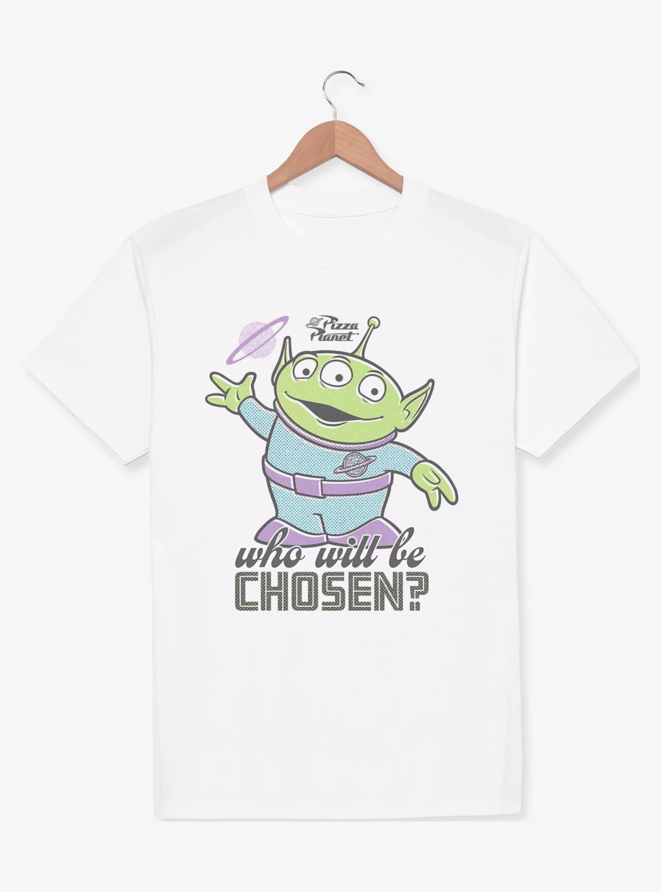 Disney Pixar Toy Story Pizza Planet Who Will Be Chosen Alien T-Shirt, , hi-res