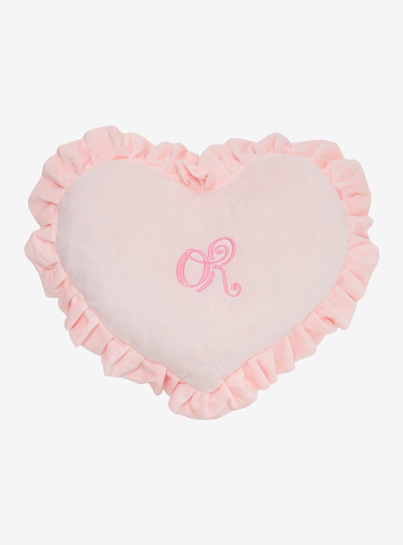 Olivia Rodrigo Heart Ruffle Pillow Hot Topic Exclusive