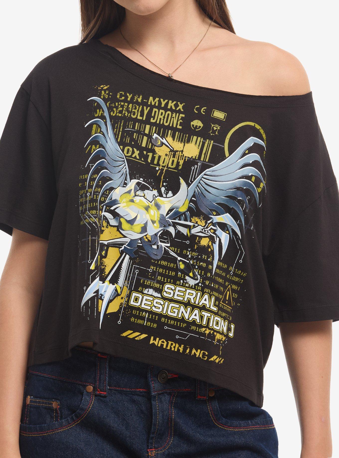 Murder Drones J Girls Off-Shoulder T-Shirt