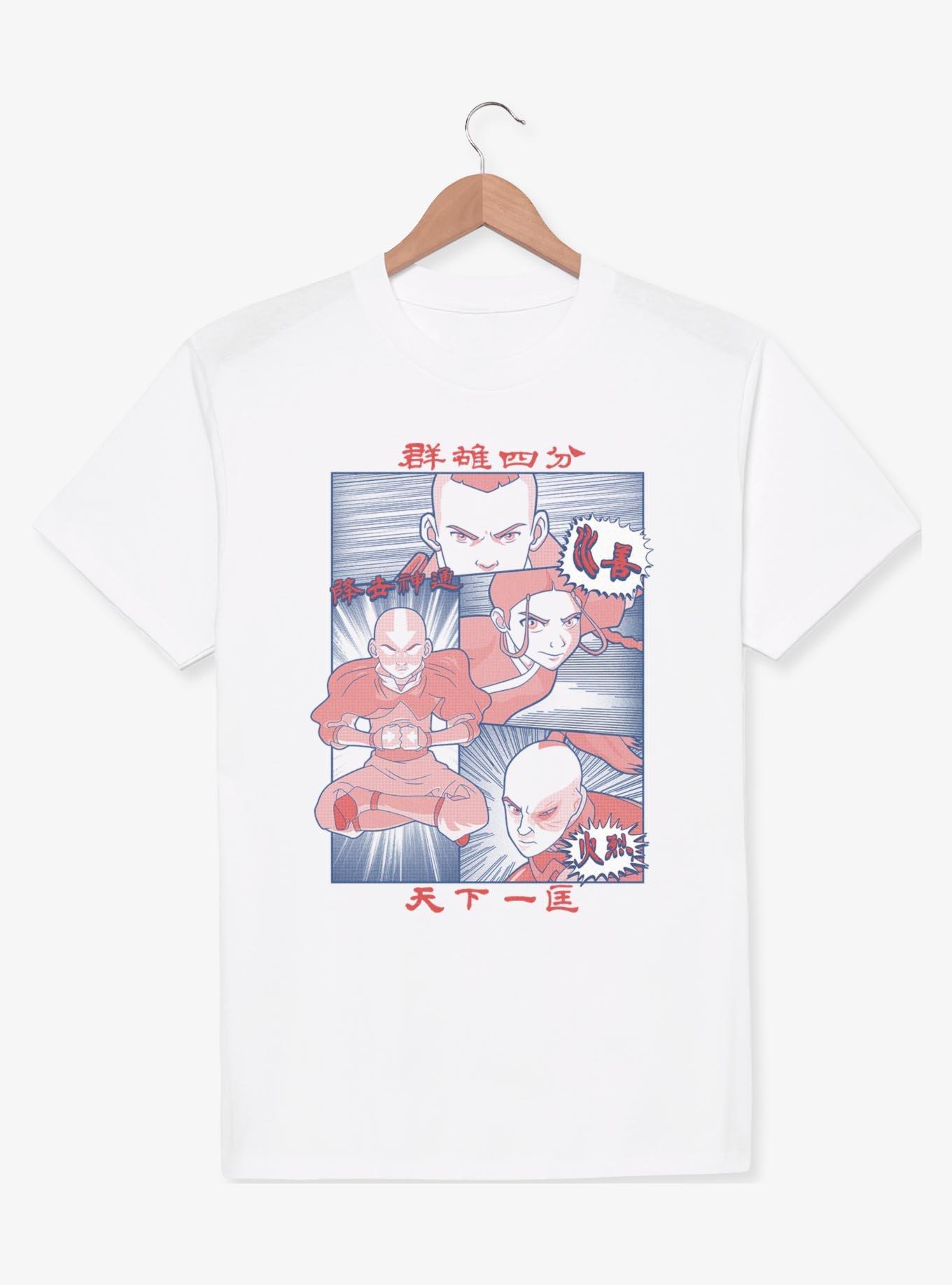 Avatar: The Last Airbender Avatar Manga Comic Panels T-Shirt, , hi-res