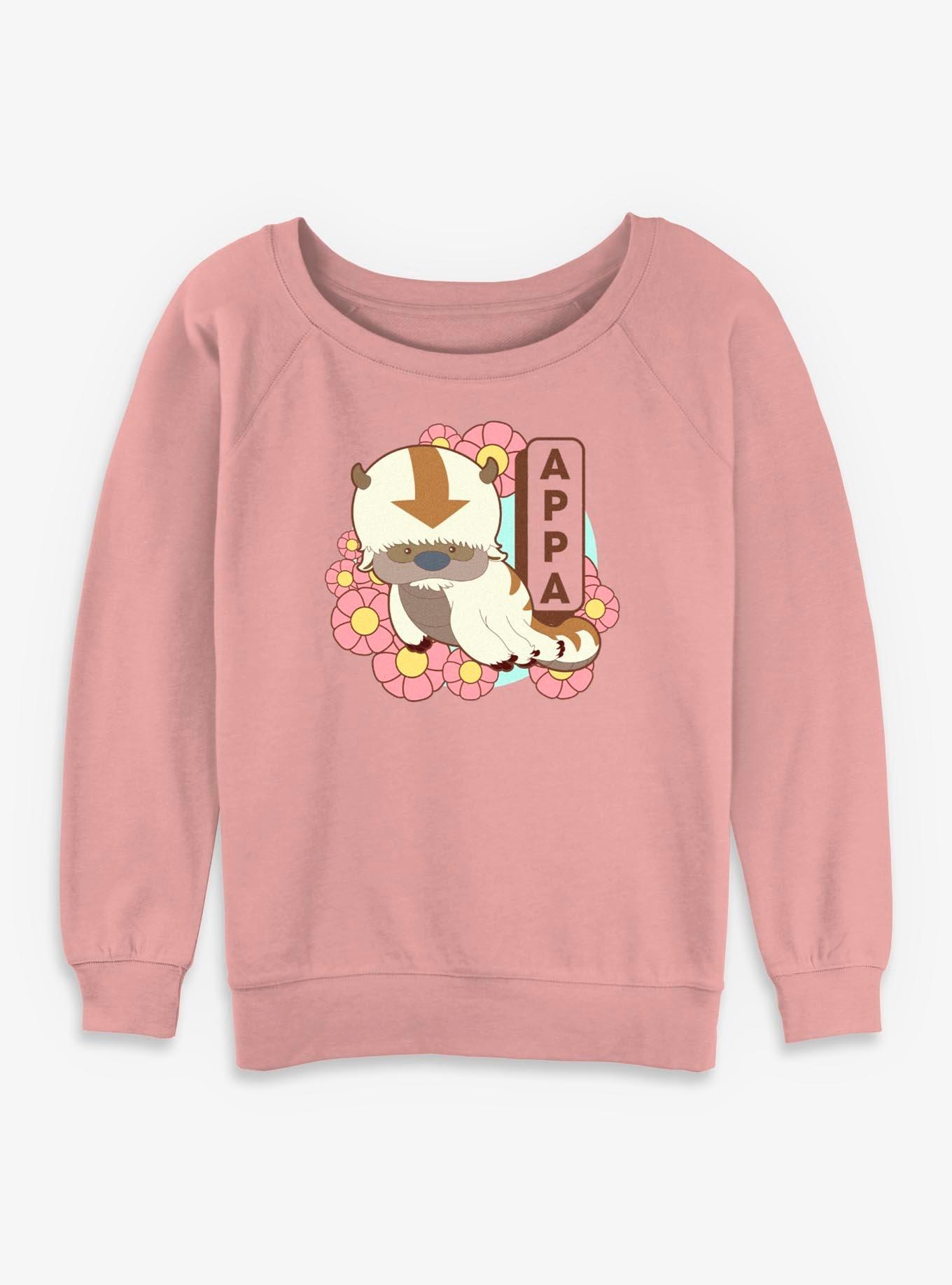 Avatar: The Last Airbender Avatar Appa Chibi Spring Womens Slouchy Sweatshirt, , hi-res