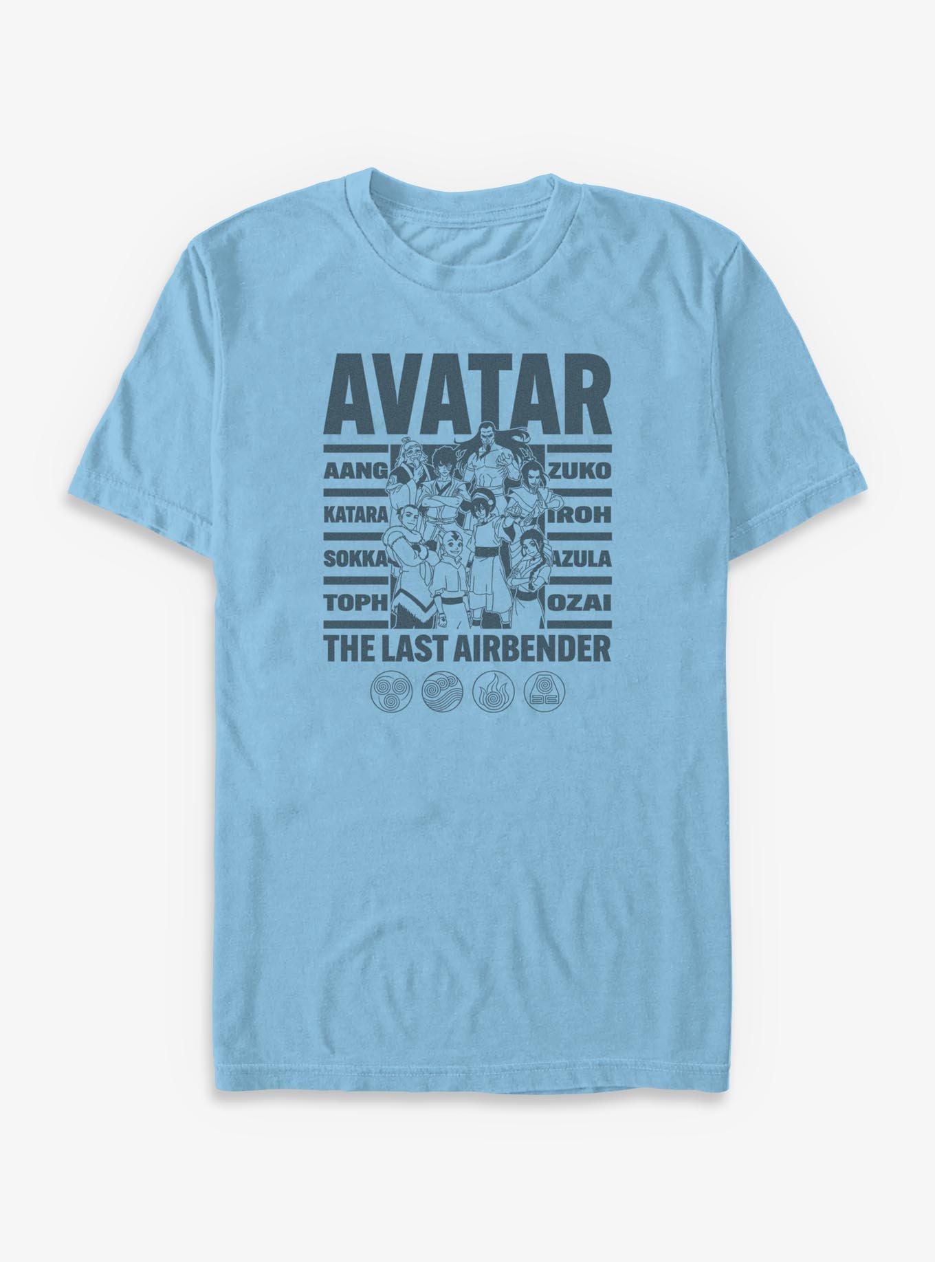 Avatar: The Last Airbender Avatar Group Named T-Shirt, , hi-res